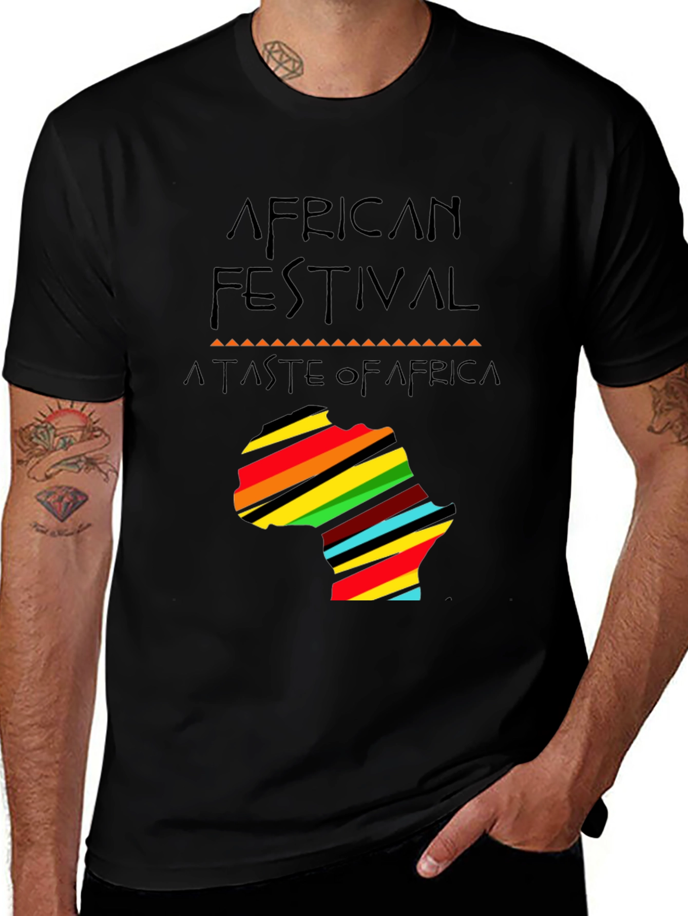African Festival T-Shirt - Taste of Africa Tee