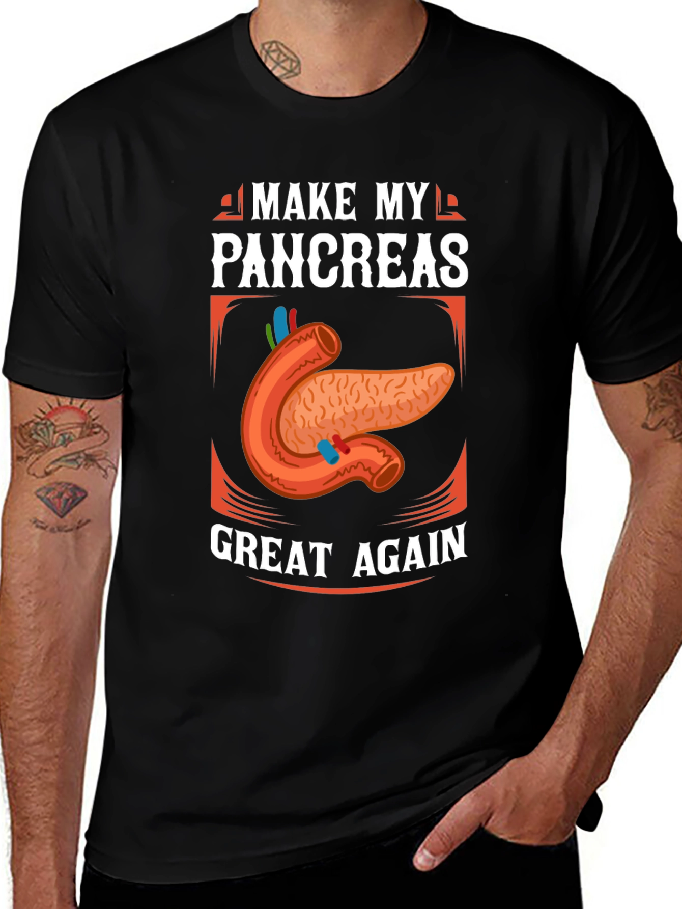 Variant 29 of Make My Pancreas Great Again T-Shirt