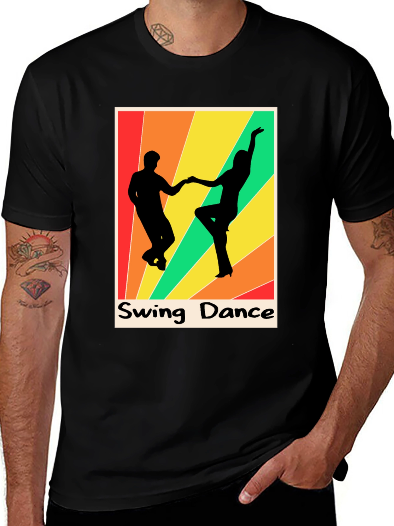Retro Swing Dance T-Shirt - Vintage Style Graphic Tee