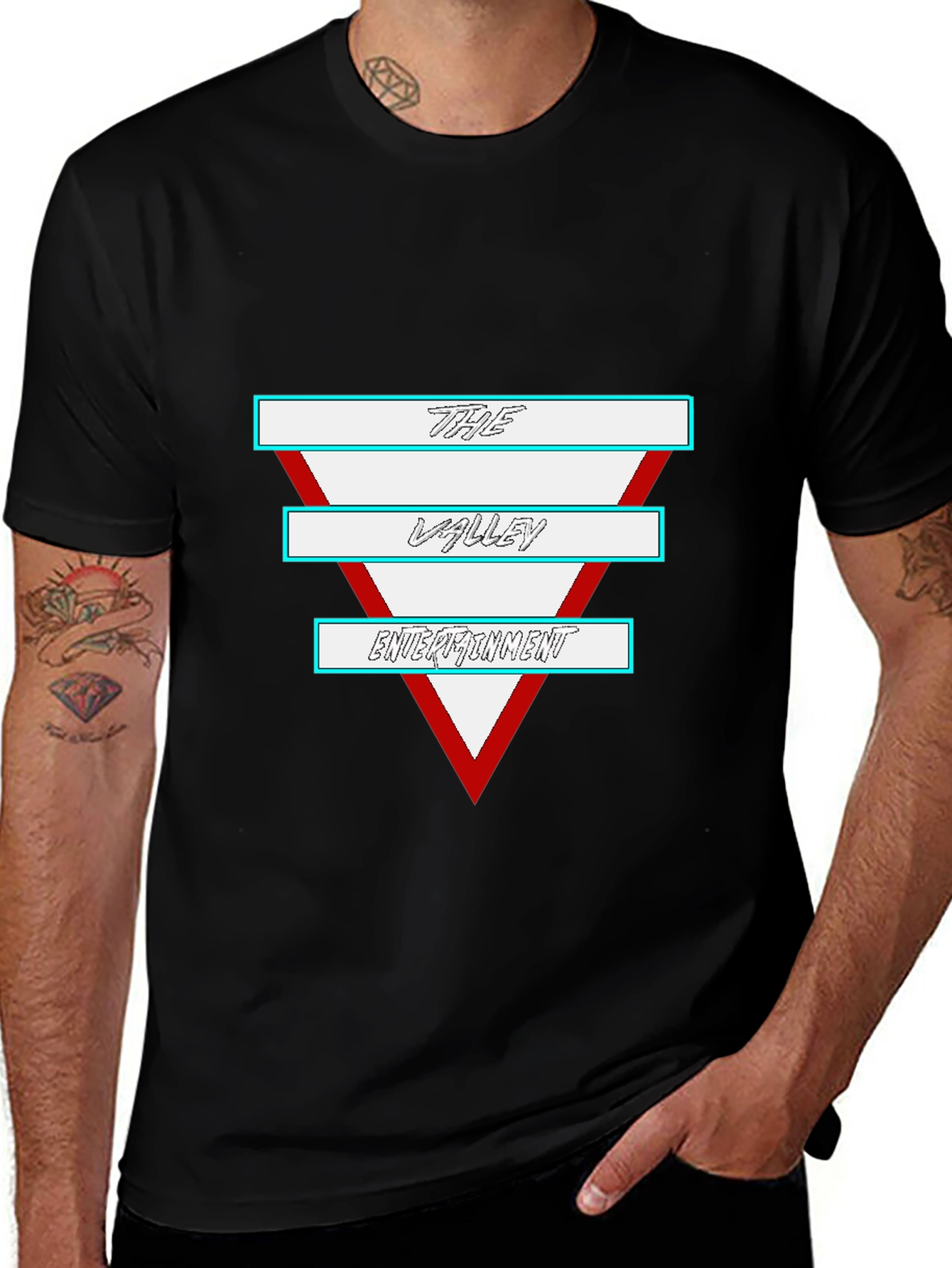 Variant 6 of The Valley Entertainment Black T-Shirt