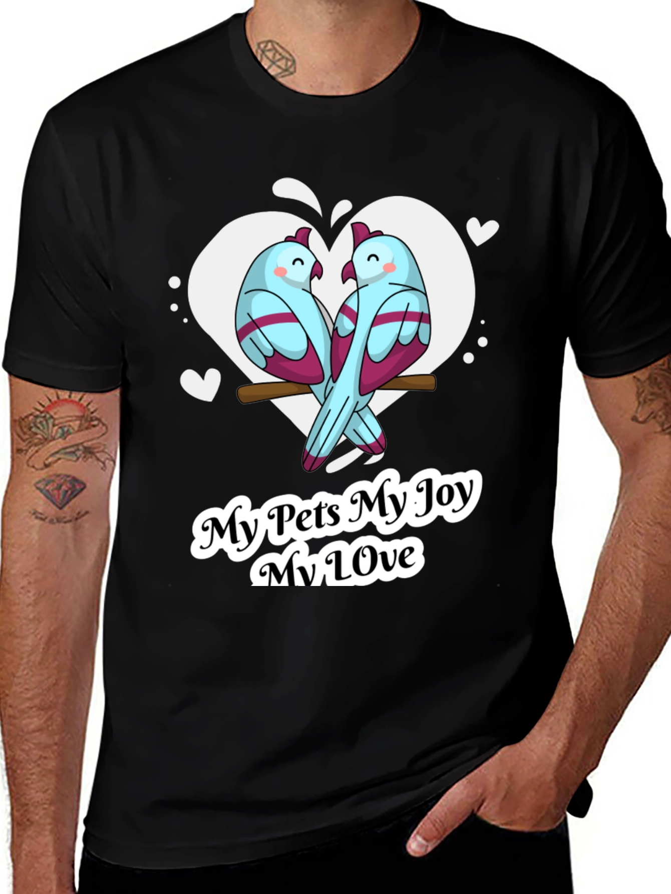 Variant 23 of My Pets My Joy T-Shirt Bird Lover