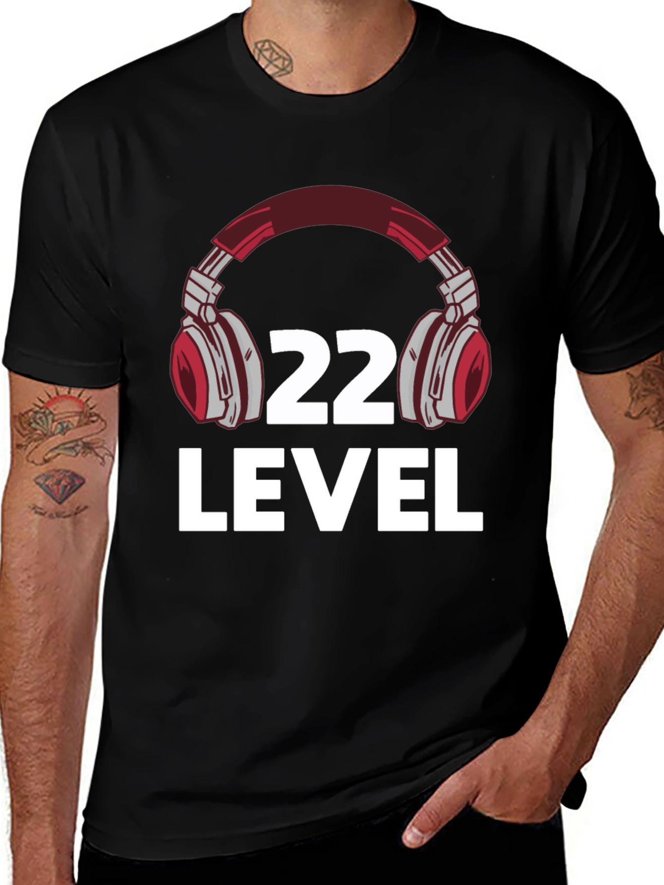 Variant 18 of Level 22 Gamer T-Shirt