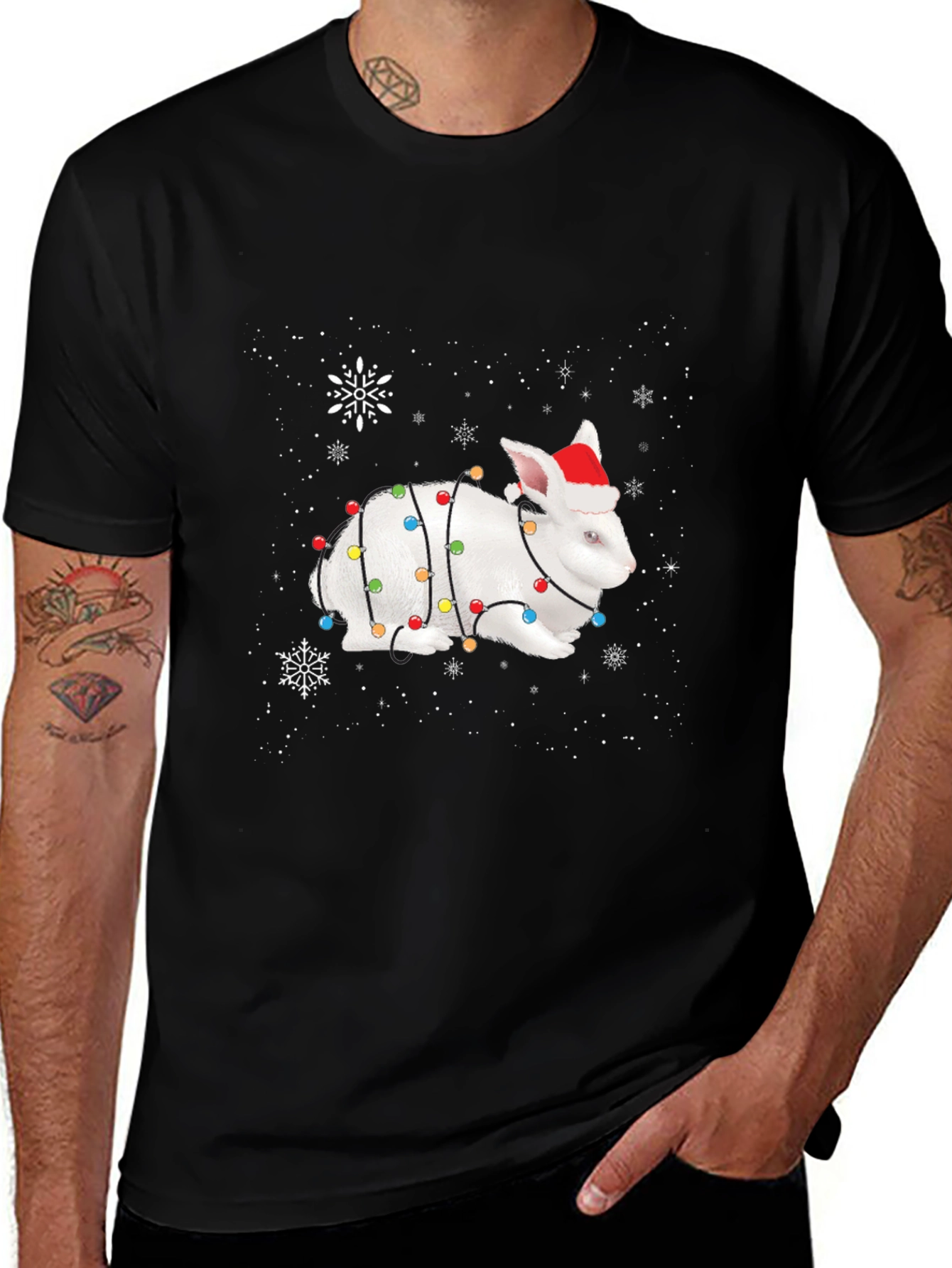 Variant 21 of Festive Rabbit Graphic T-Shirt