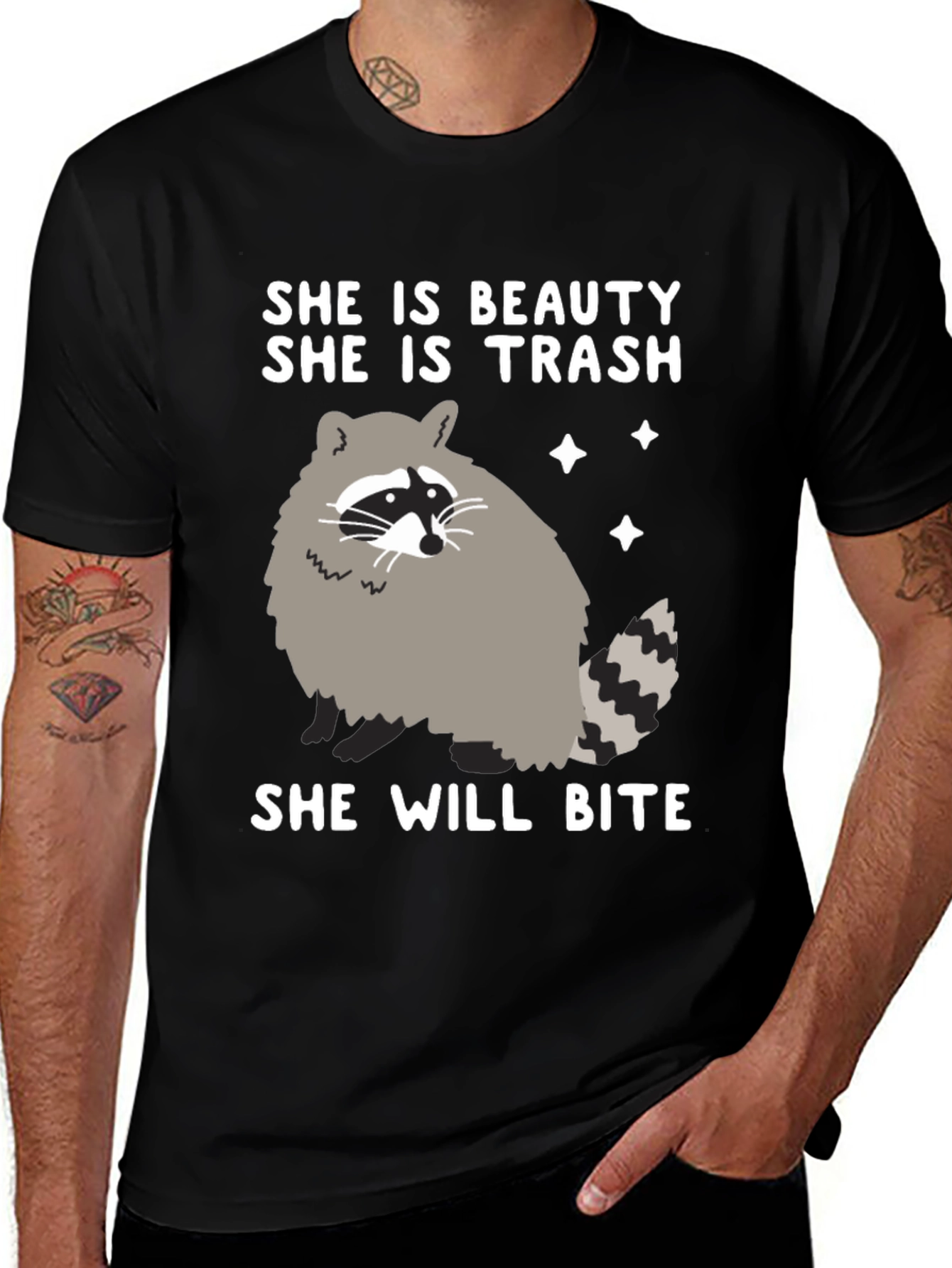 Variant 17 of She Is Beauty, She Is Trash T-Shirt