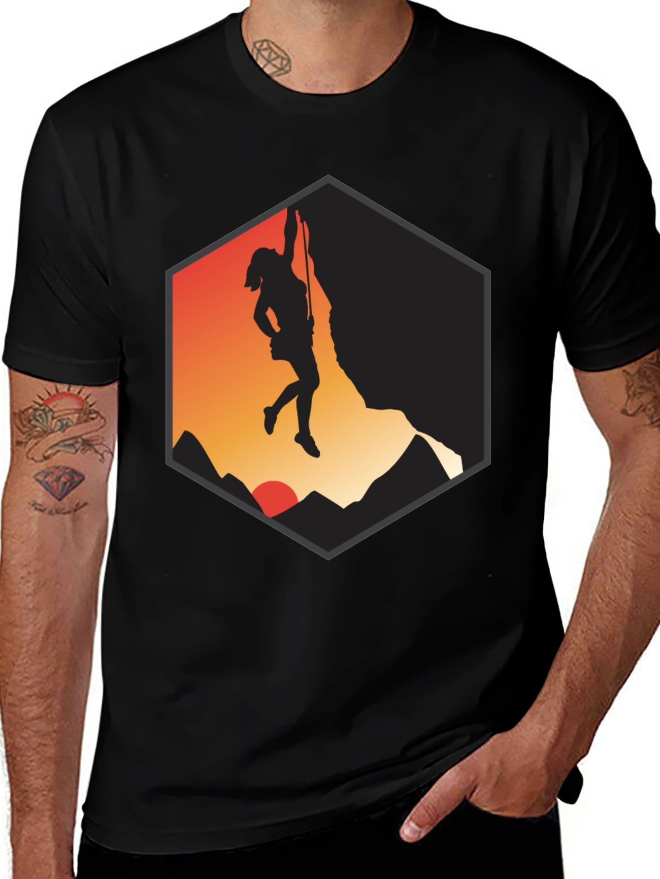 Variant 5 of Climbing Silhouette T-Shirt