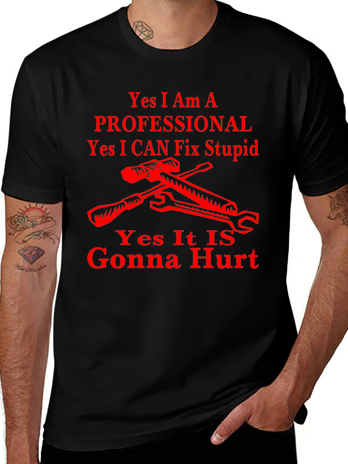 Variant 25 of Professional Fixer T-Shirt Funny Slogan