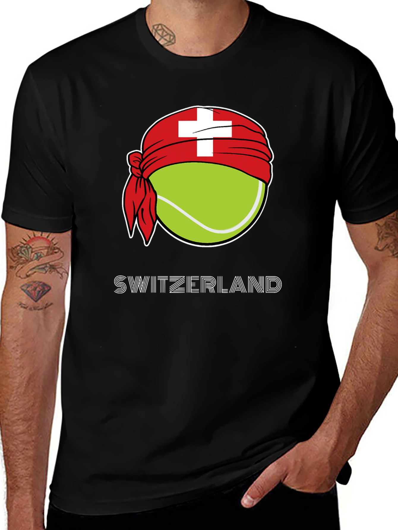 Switzerland Tennis Ball T-Shirt
