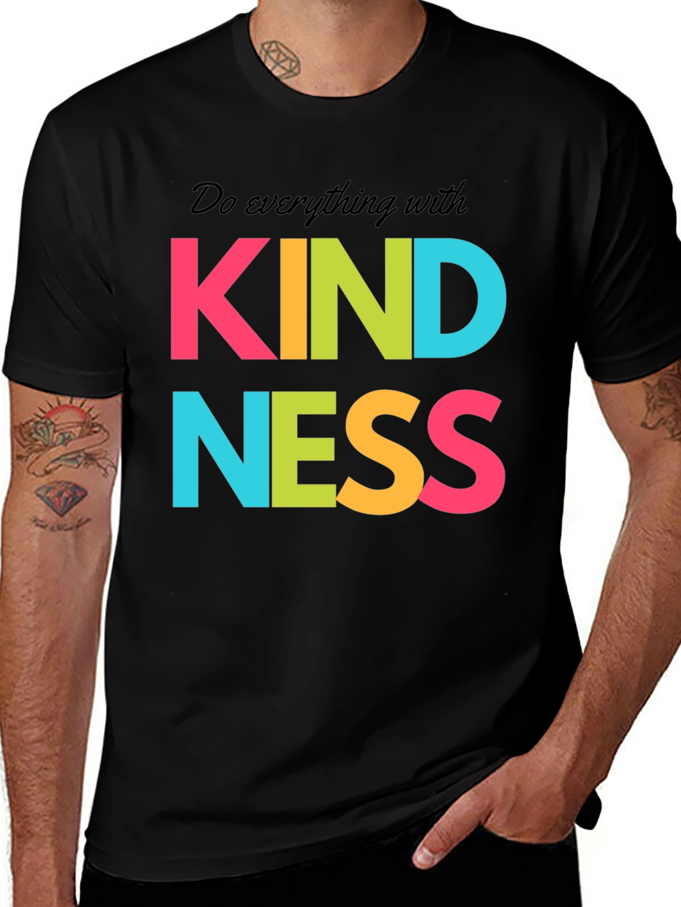 Variant 30 of Kindness Graphic T-Shirt - Positive Message Tee