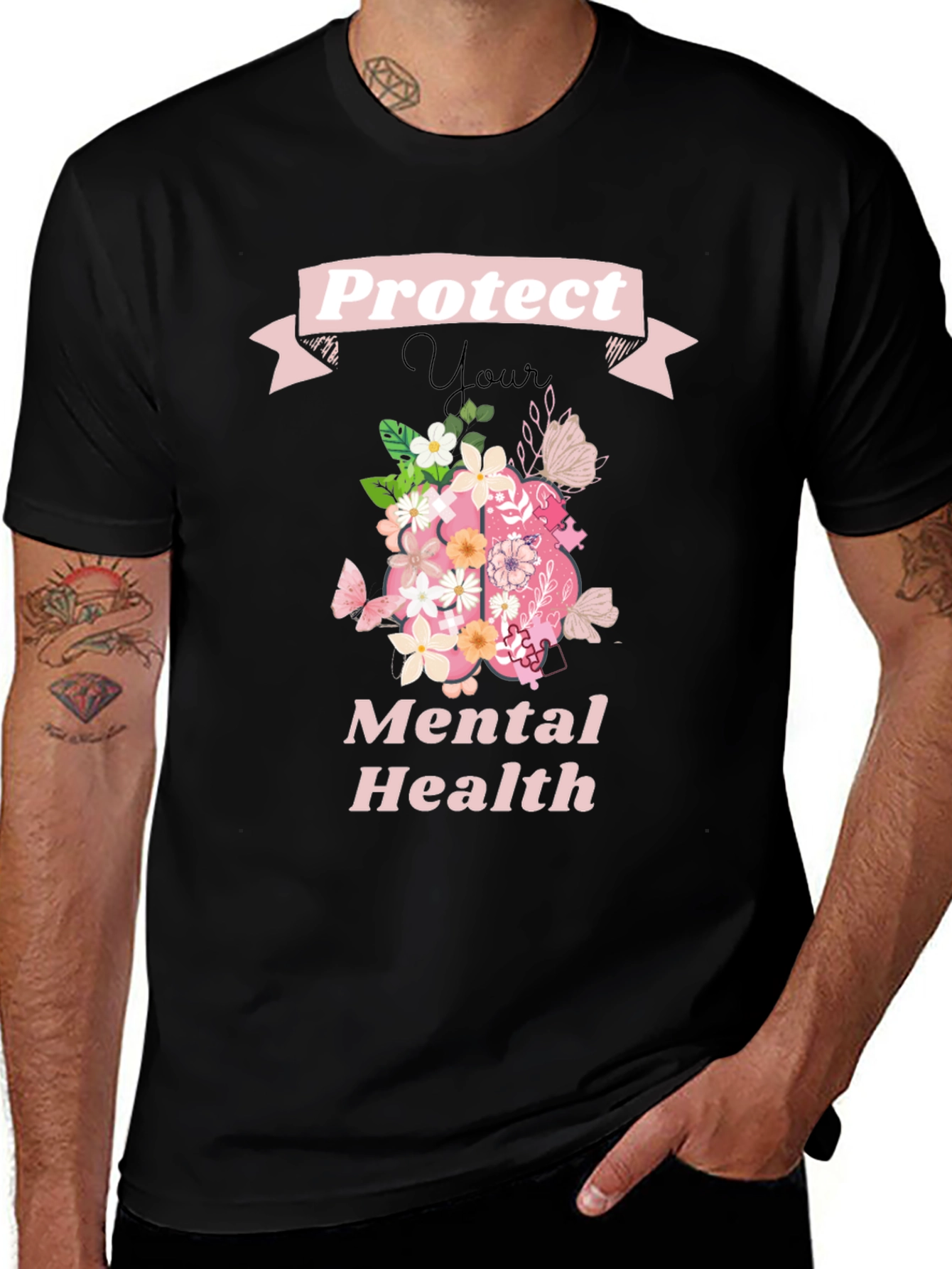 Variant 16 of Protect Your Mental Health T-Shirt