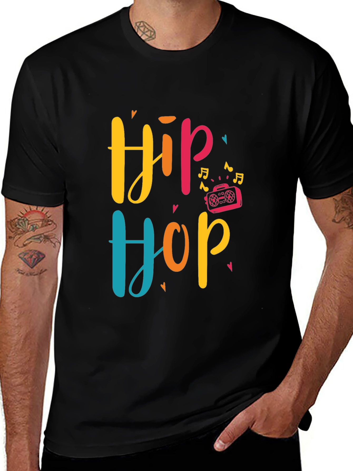 Variant 7 of Hip Hop Graphic Tee - Cool Street Style Shirt