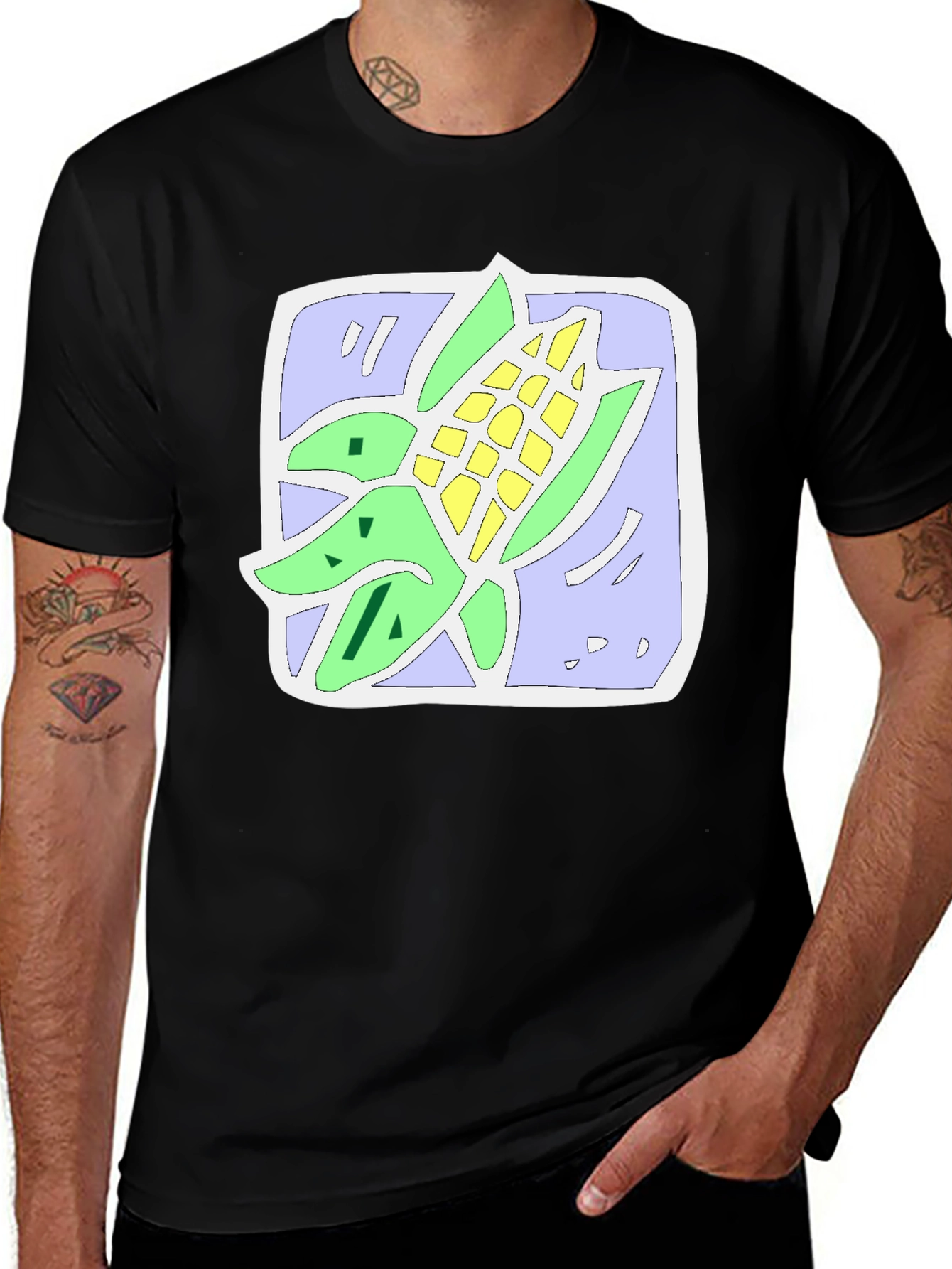 Variant 2 of Corn Graphic T-Shirt - Unique Design