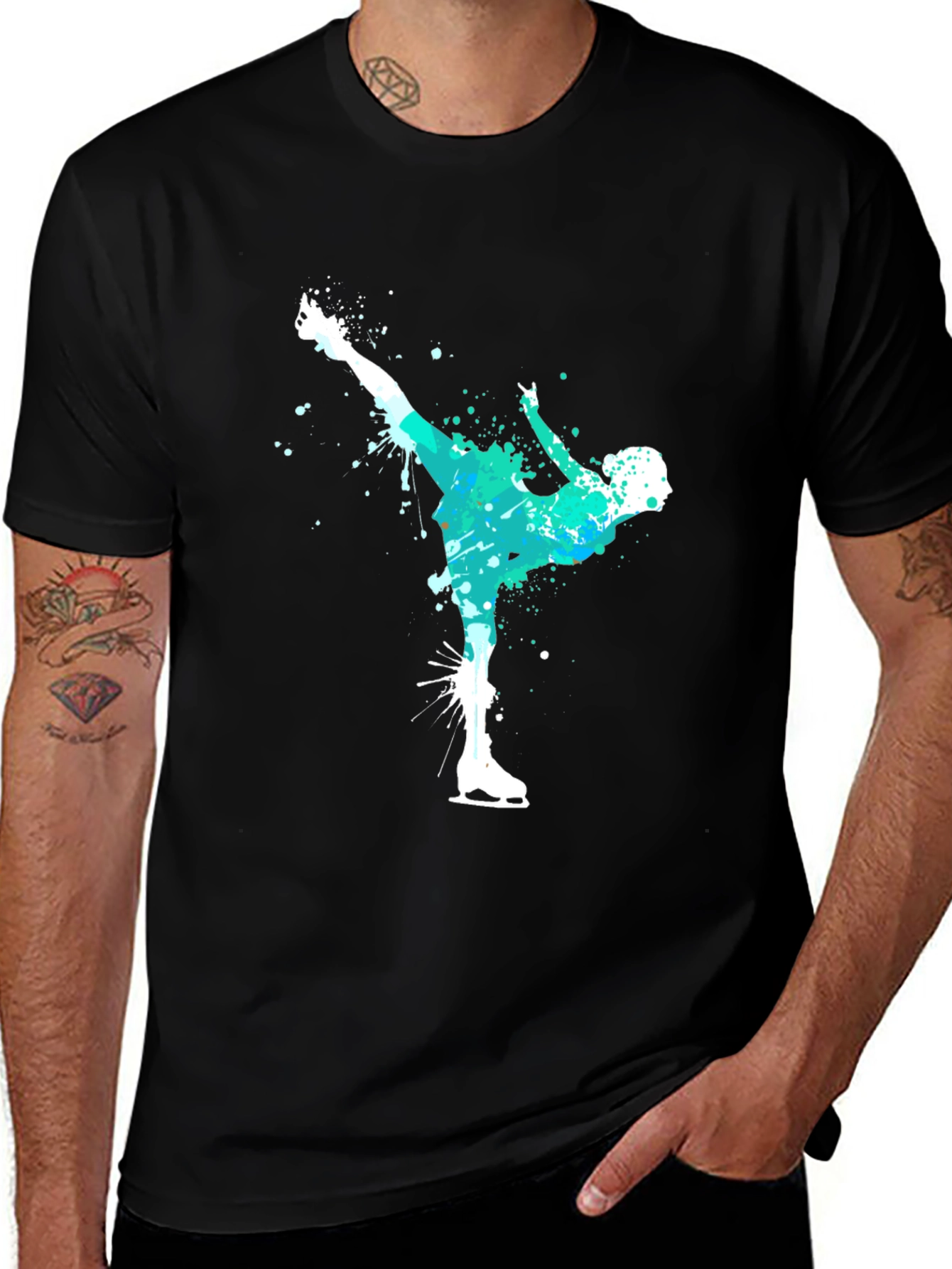 Variant 30 of Figure Skating T-Shirt - Artistic Ice Skater Design