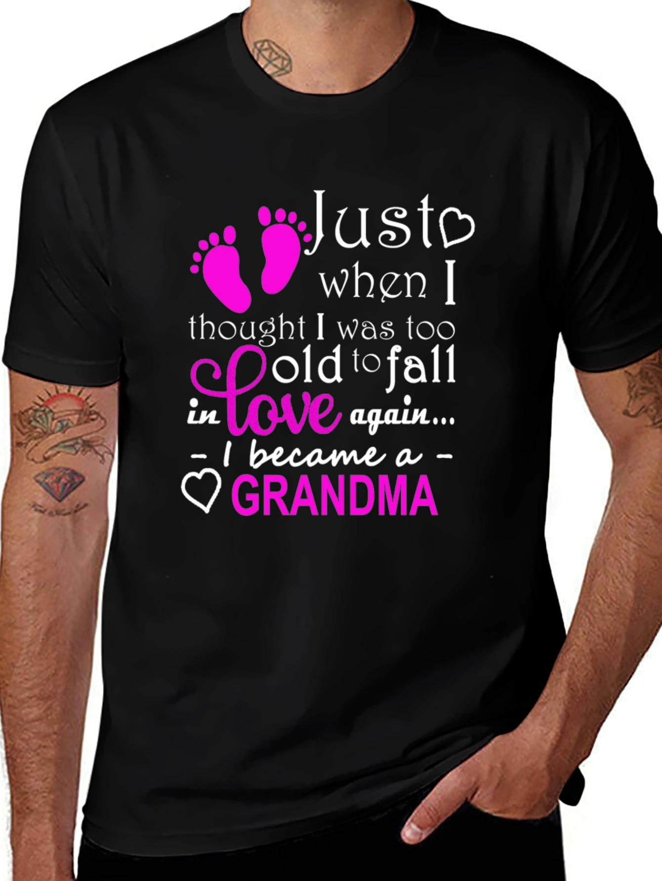 Variant 24 of New Grandma T-Shirt - Just When I Thought...
