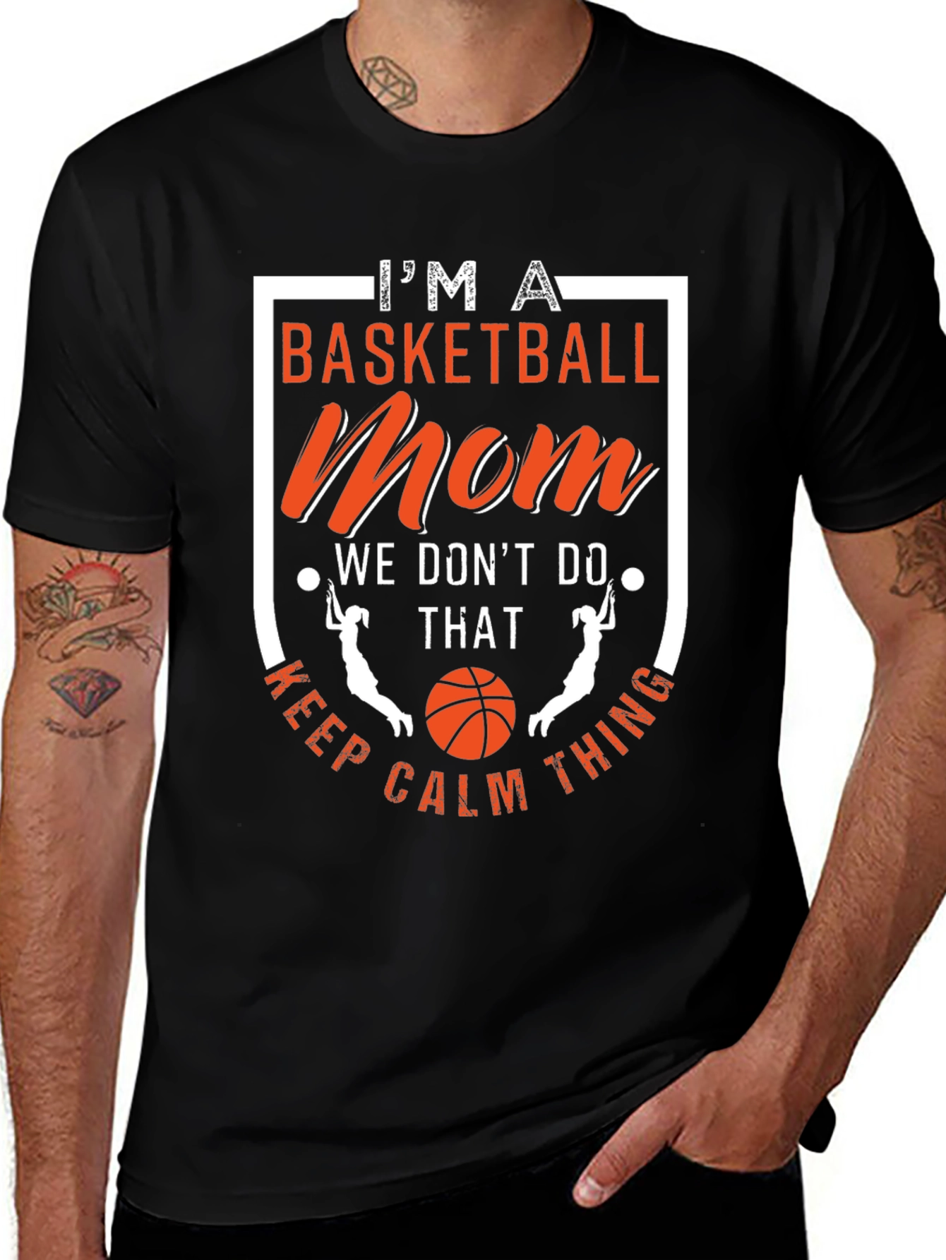 Variant 30 of Basketball Mom T-Shirt, Funny Graphic Tee