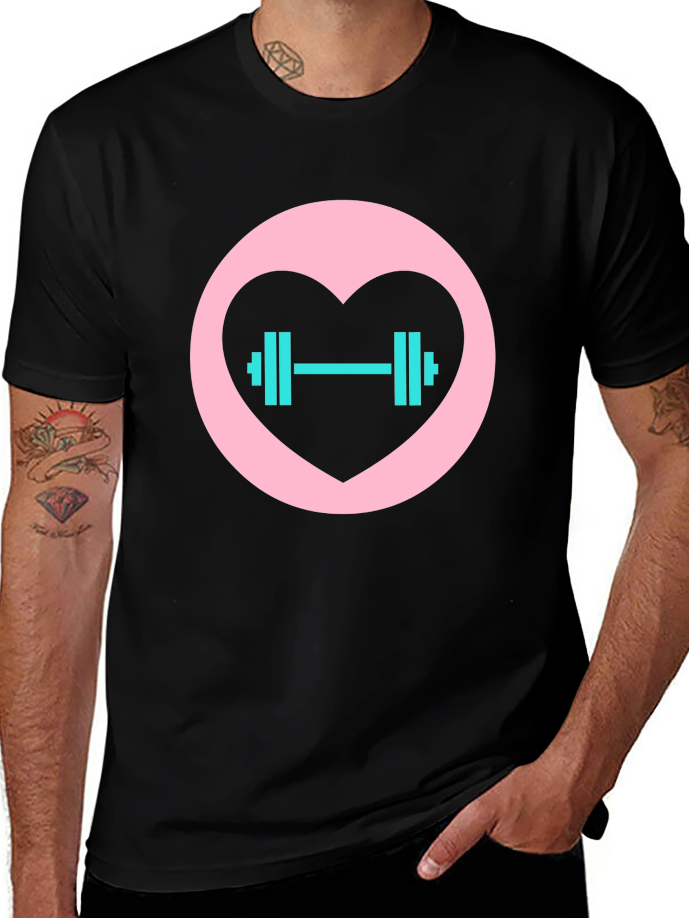 Heart Lift T-Shirt - Gym & Fitness Love