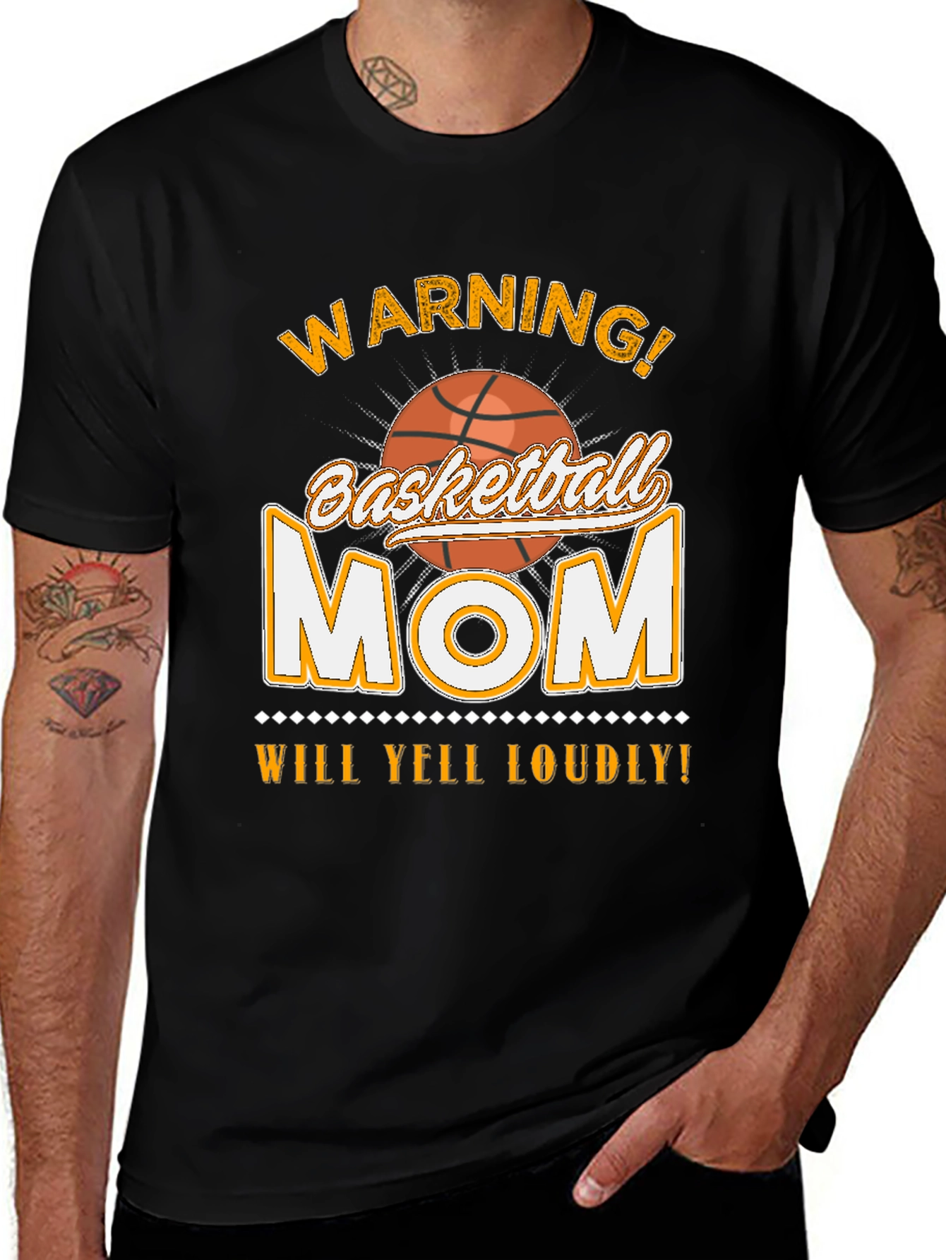 Warning Basketball Mom T-Shirt