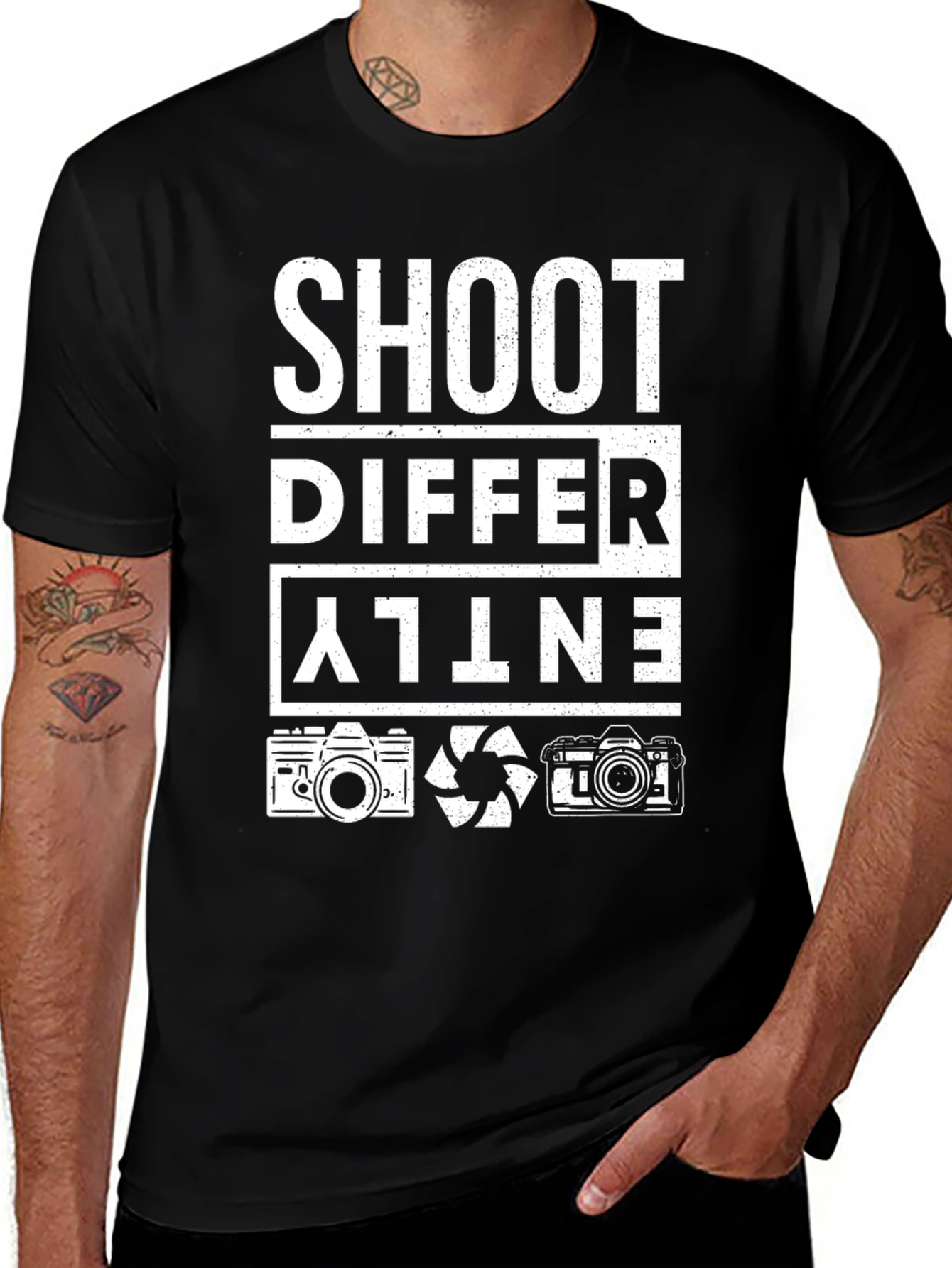 Variant 23 of Shoot Differently Graphic T-Shirt