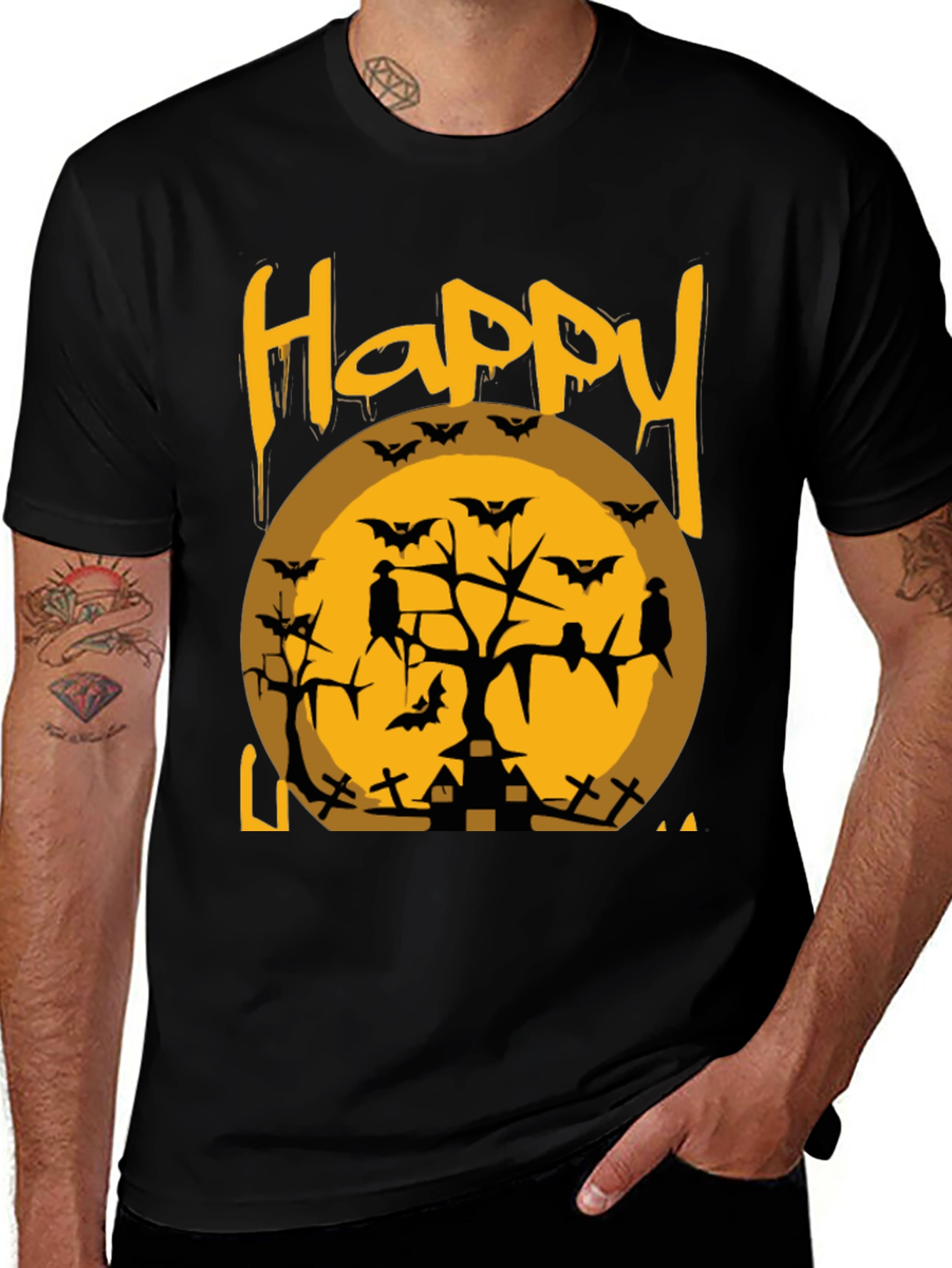 Happy Halloween Graphic T-Shirt