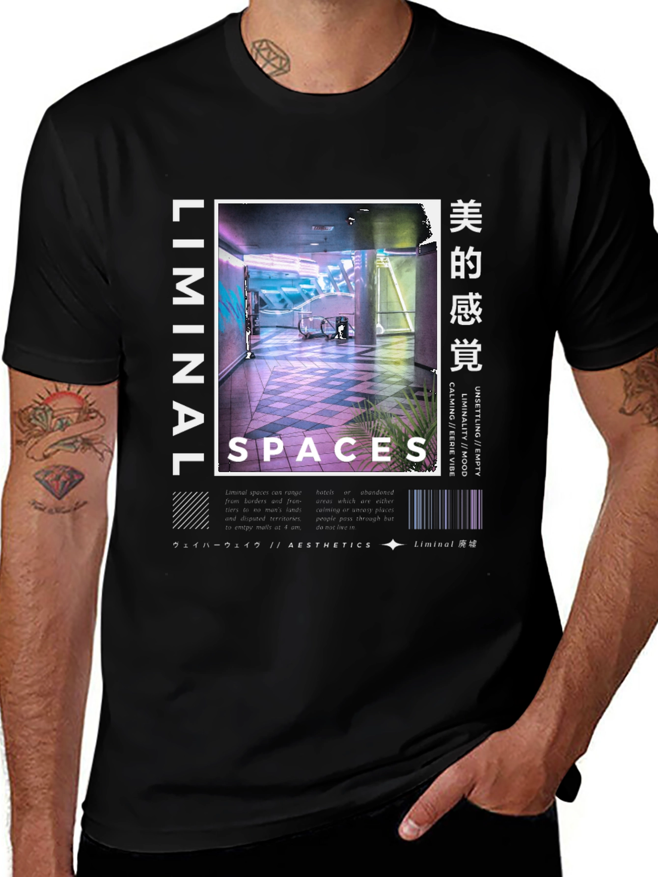 Variant 24 of Liminal Spaces Graphic Tee - Aesthetic Design