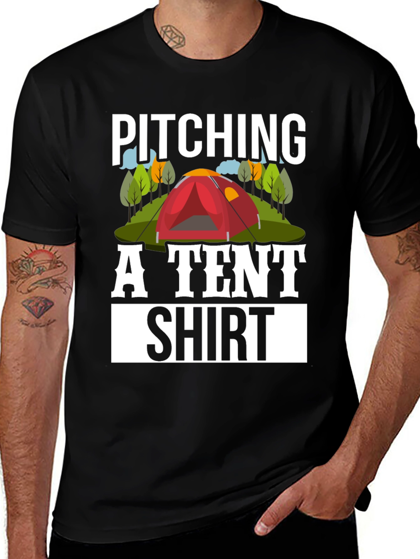 Variant 12 of Pitching a Tent Shirt