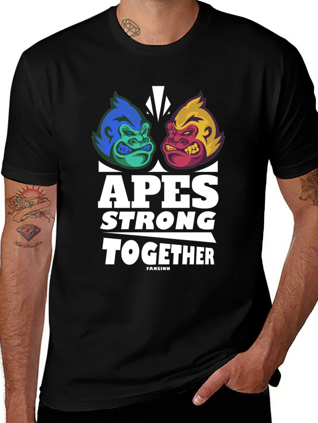 Variant 3 of Apes Strong Together Graphic T-Shirt