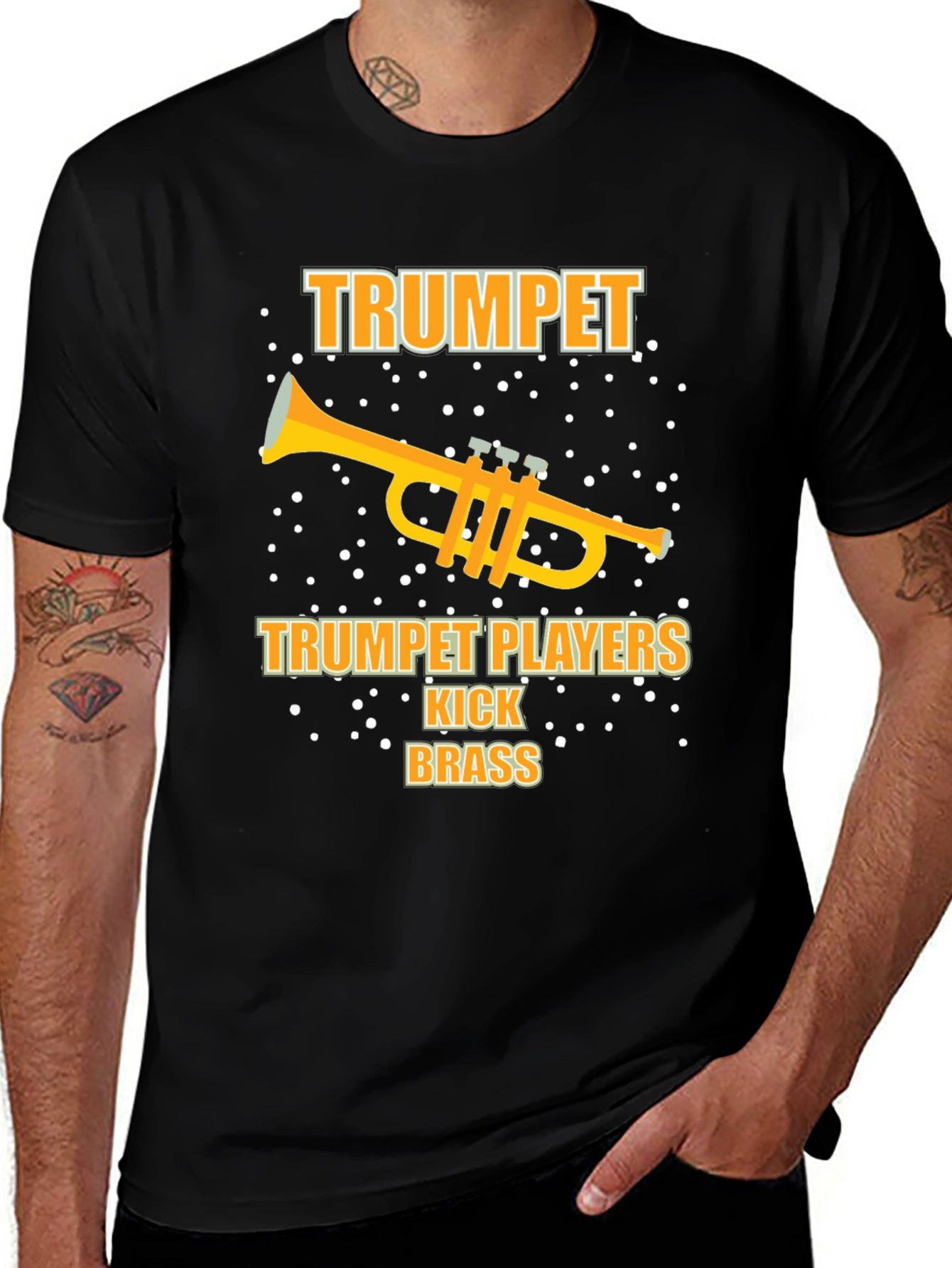 Variant 4 of Trumpet Players Kick Brass T-Shirt