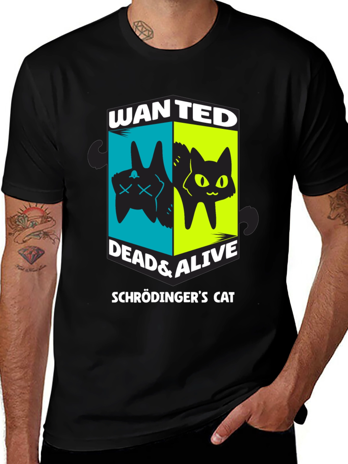 Schrödinger's Cat Wanted Dead & Alive T-Shirt