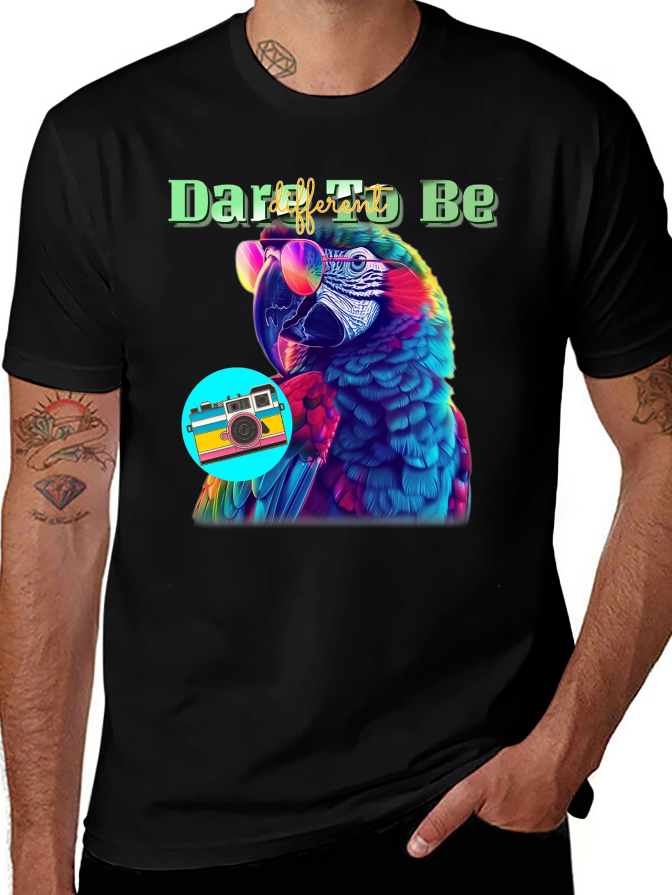 Variant 21 of Dare to Be Parrot T-Shirt