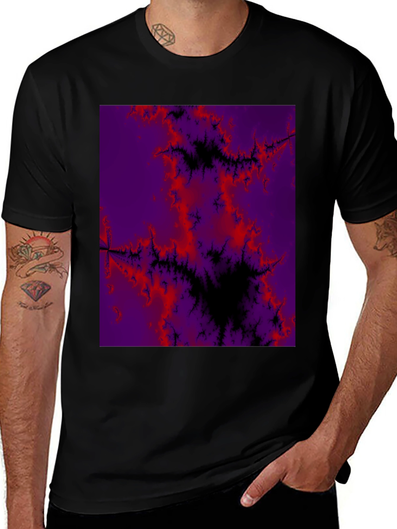 Variant 11 of Abstract Fractal Graphic Tee
