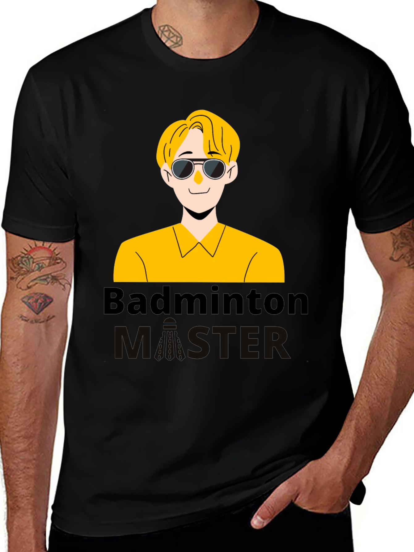 Badminton Master Graphic Tee