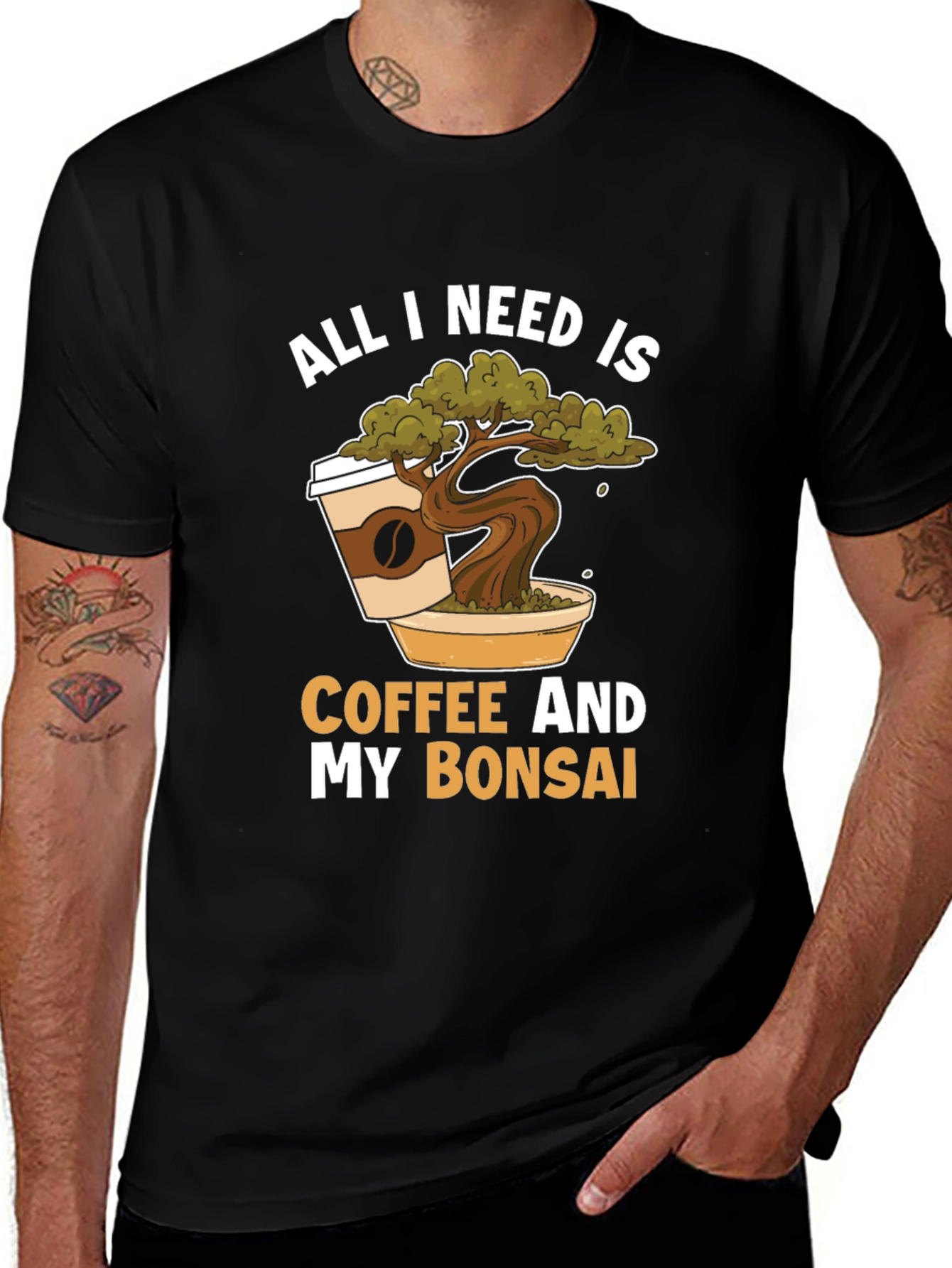 Variant 12 of Coffee & Bonsai T-Shirt -  Relaxed Fit