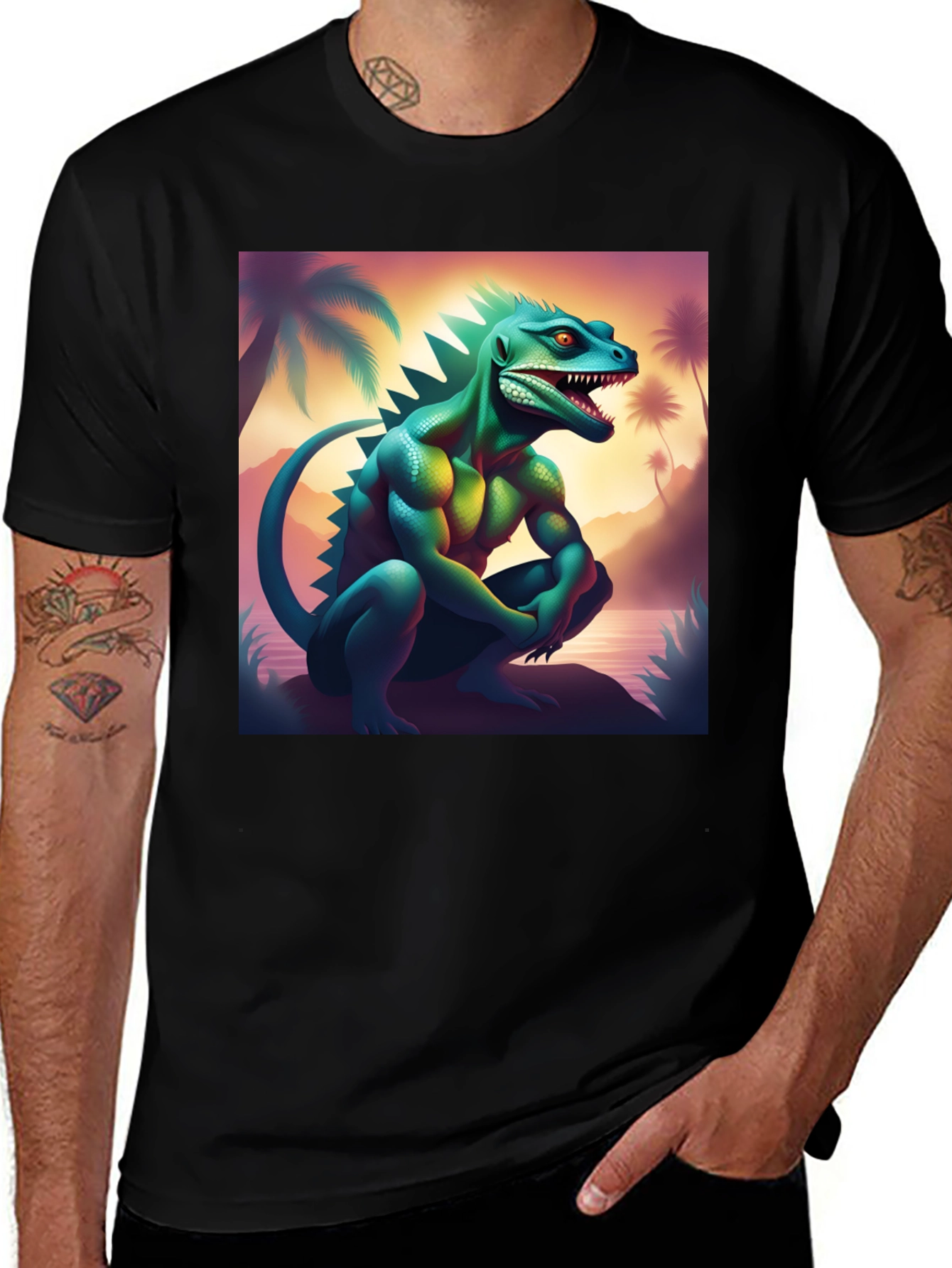 Iguana Squat T-Shirt