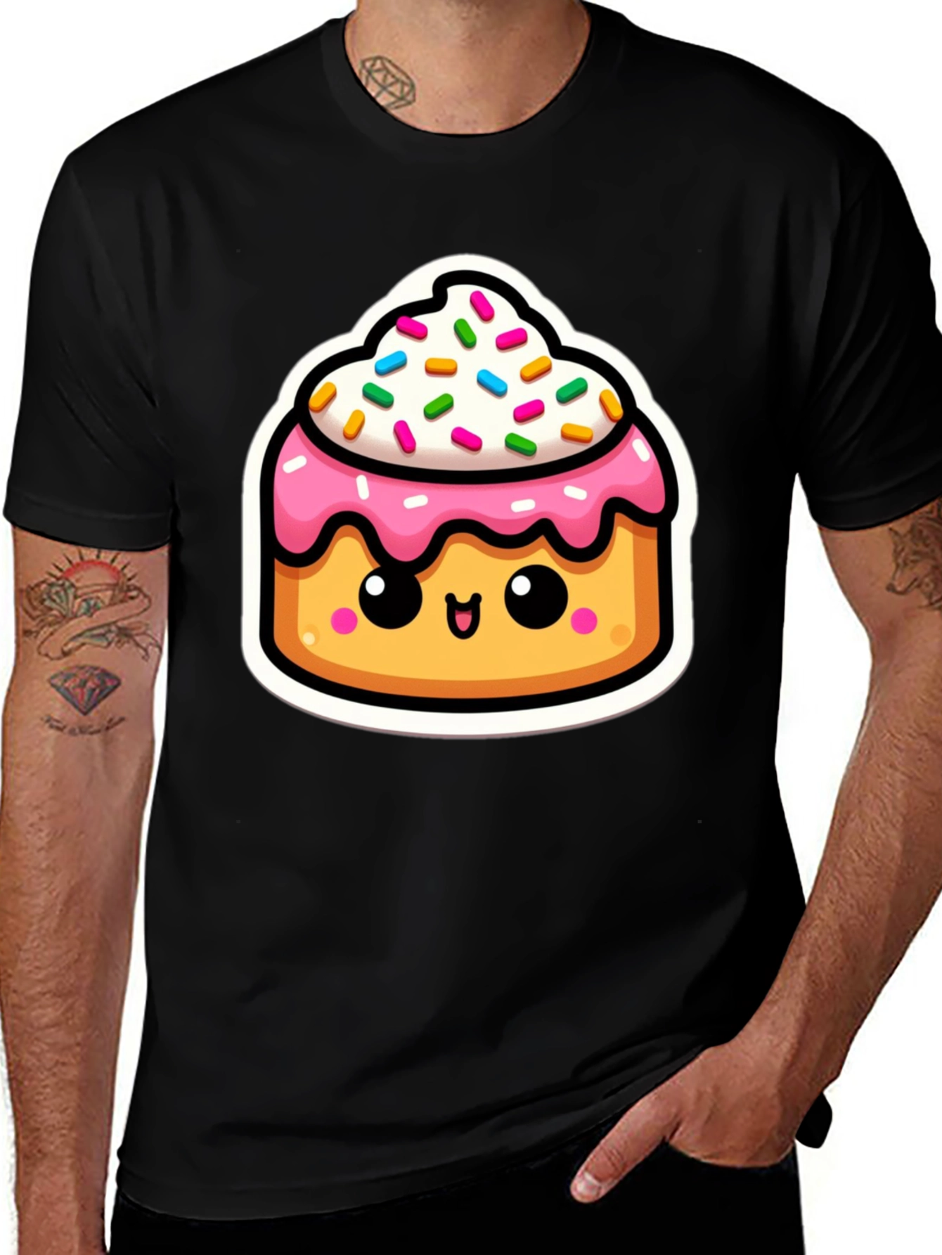 Variant 27 of Cute Kawaii Cupcake T-Shirt