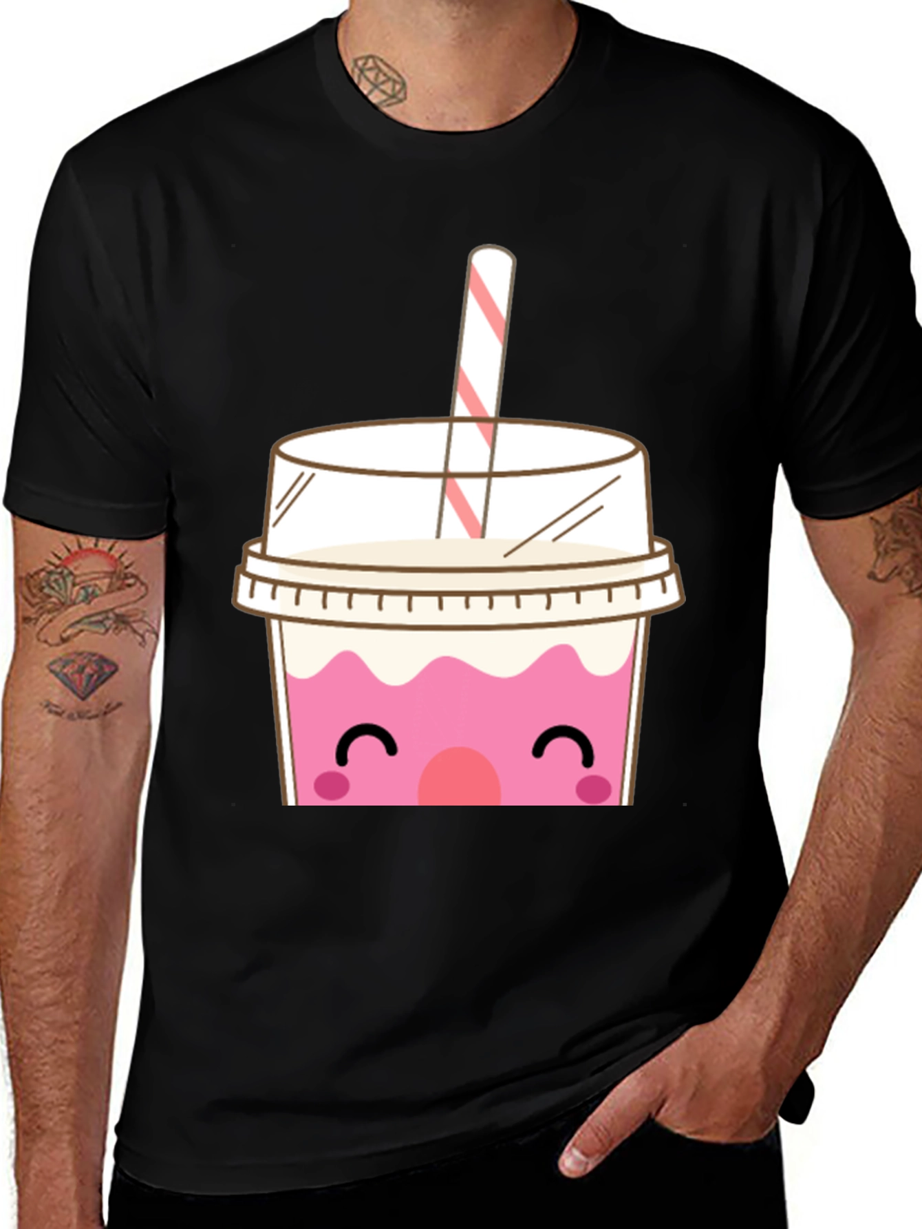 Variant 16 of Cute Boba Tea Graphic T-Shirt