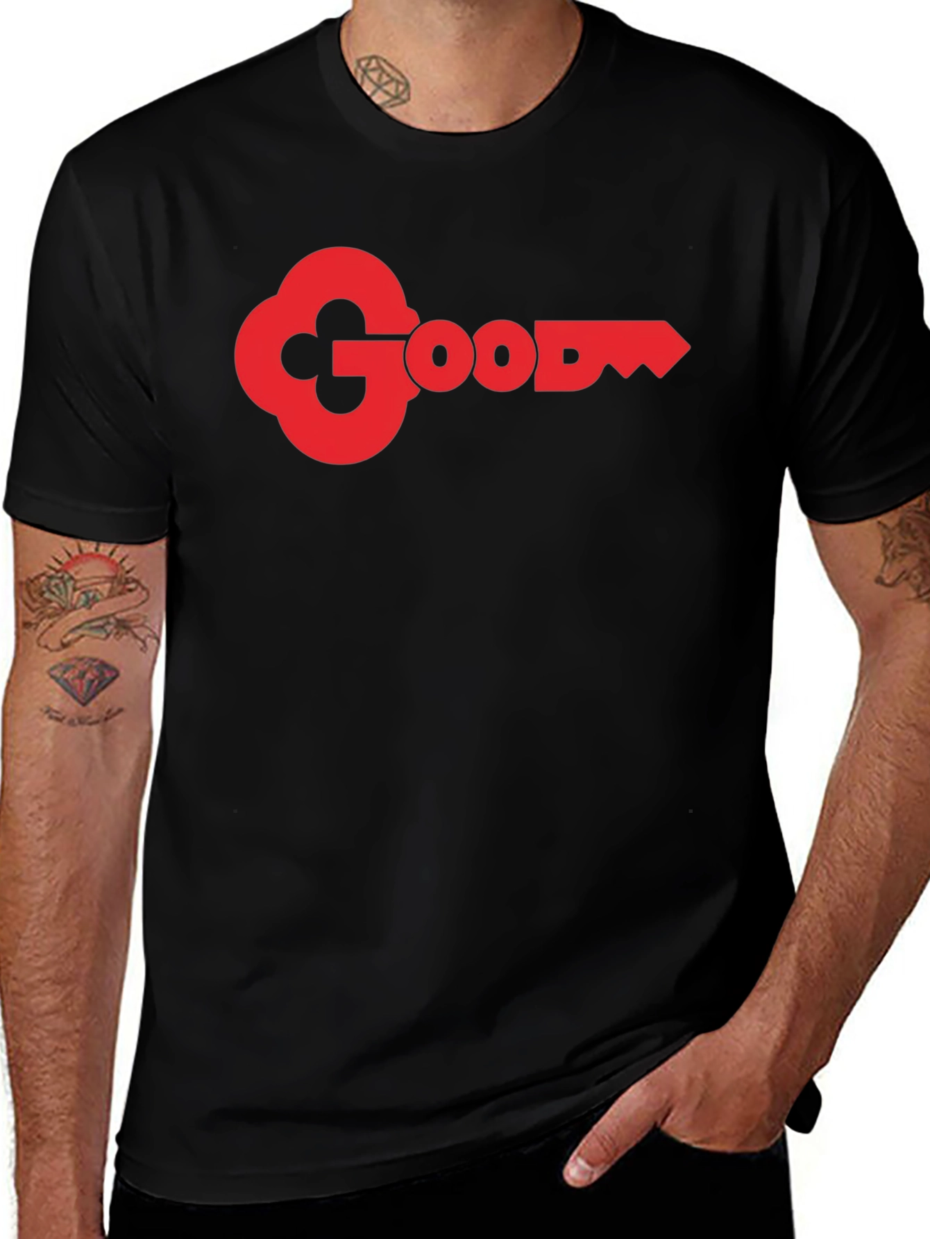 Variant 11 of Good Key Graphic T-Shirt - Modern Style