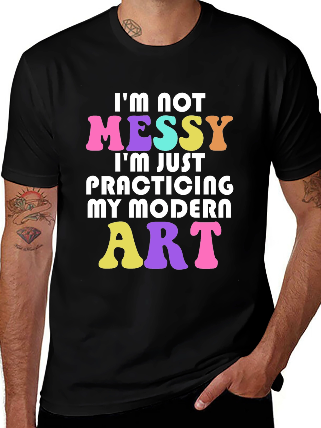 Variant 14 of Modern Art T-Shirt - I'm Not Messy