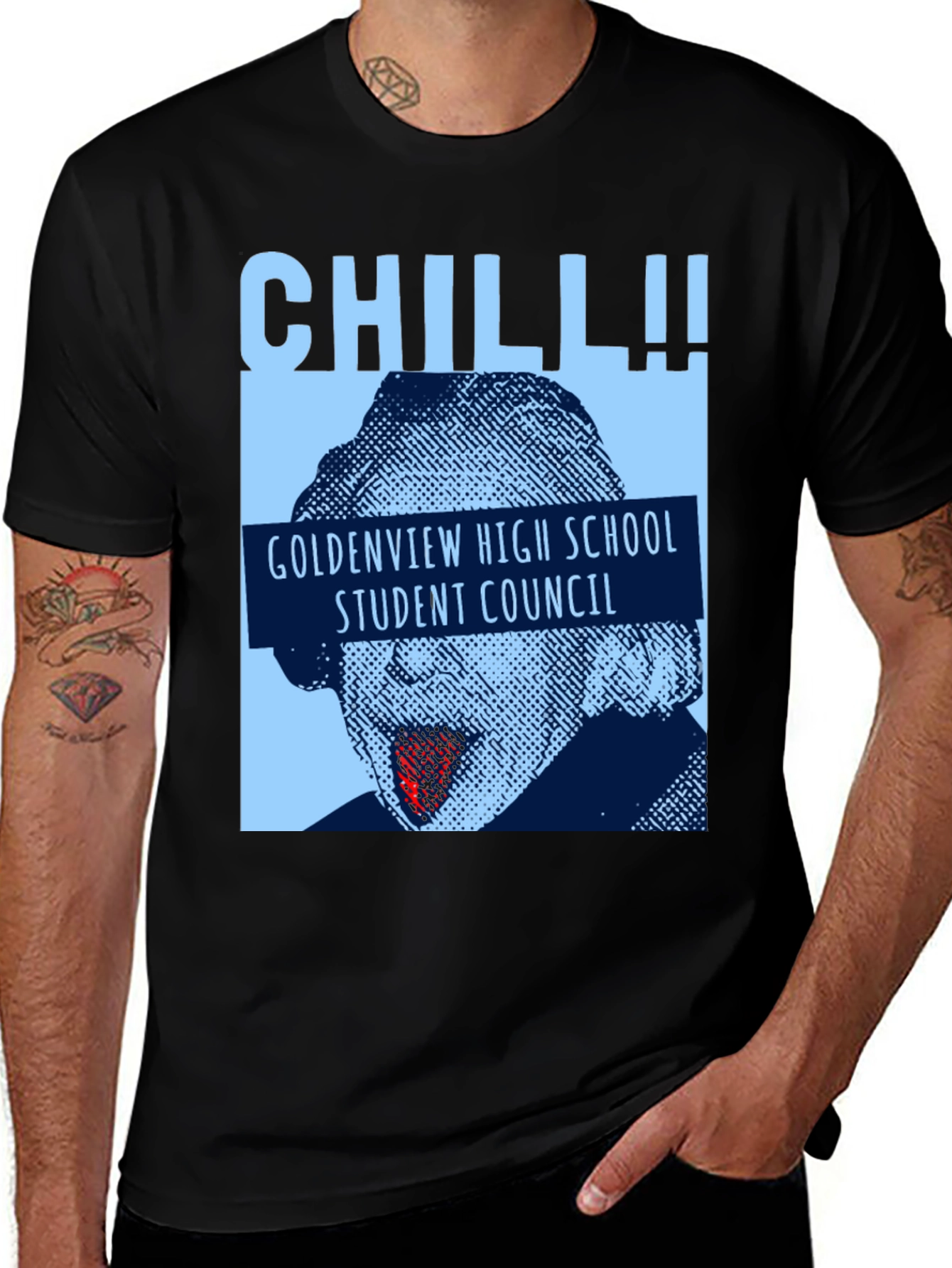 Variant 12 of Goldenview High Student Council Graphic Tee