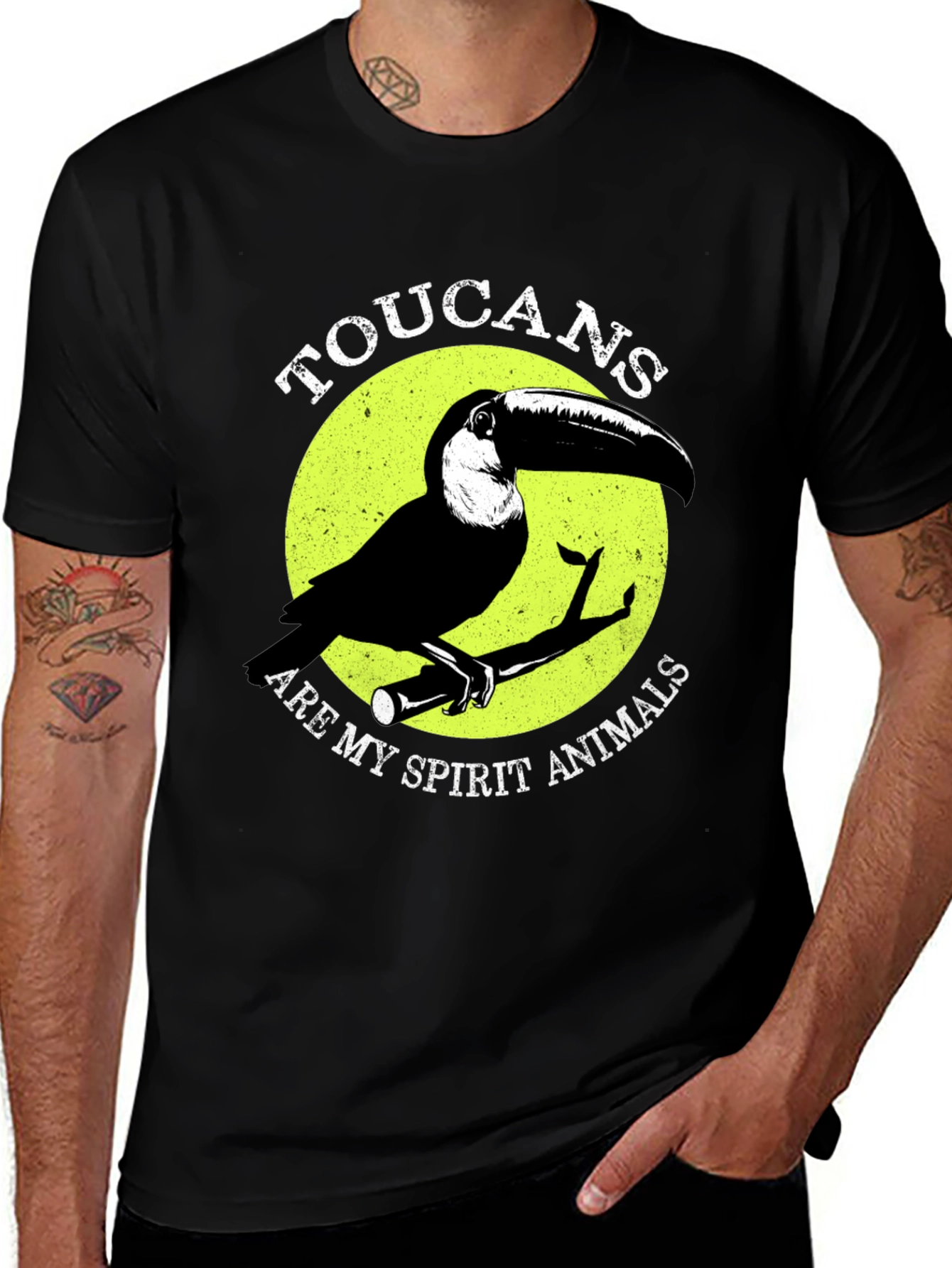 Variant 2 of Toucan Spirit Animal T-Shirt - Fun Graphic Tee