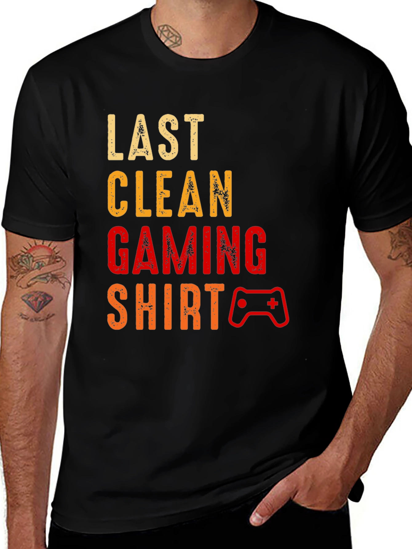 Variant 3 of Last Clean Gaming Shirt - Gamer Tee