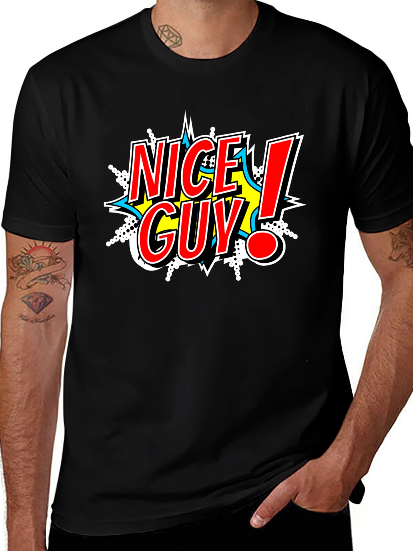 Variant 28 of Nice Guy Black T-Shirt