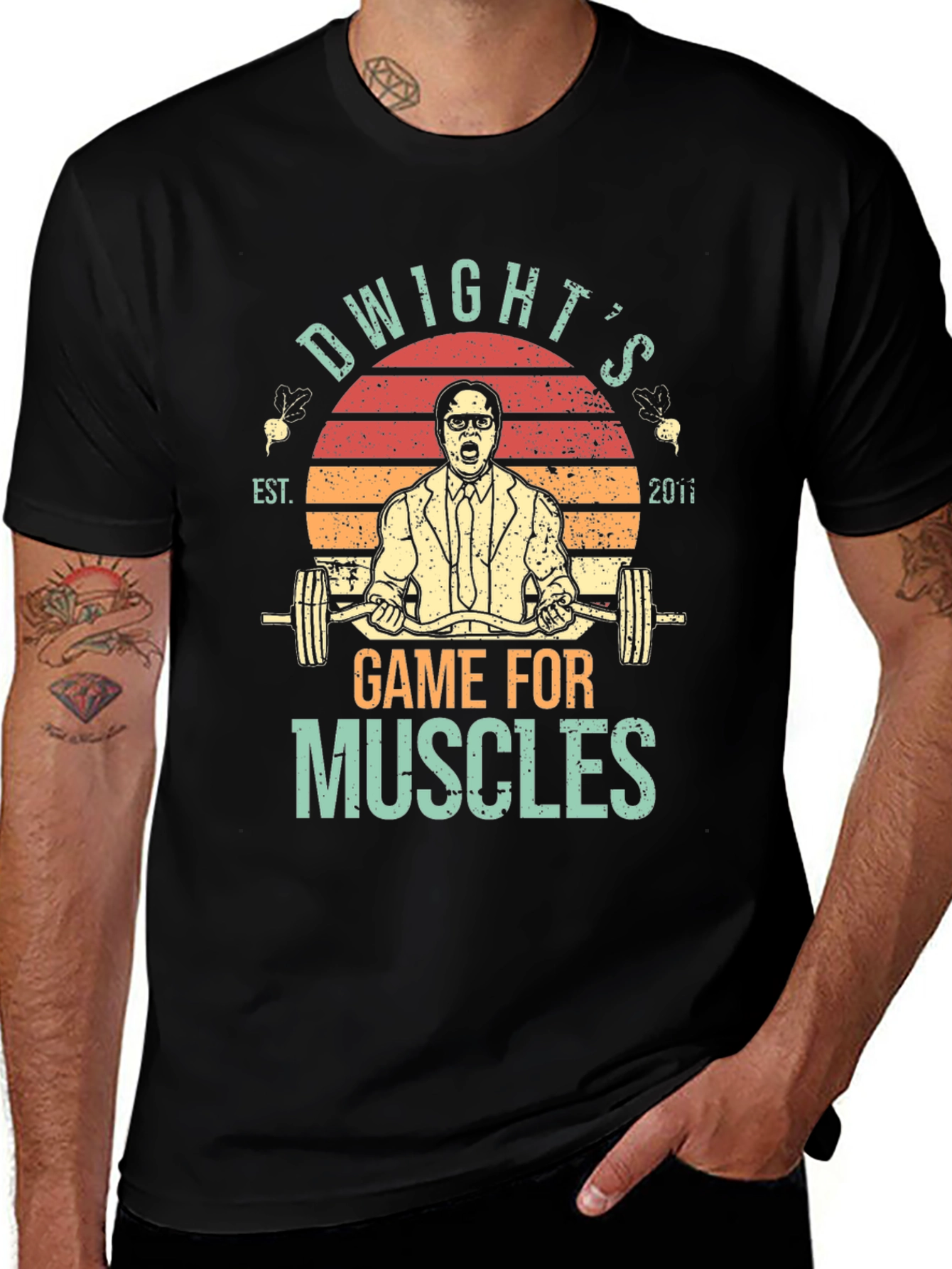 Dwight's Game For Muscles T-Shirt
