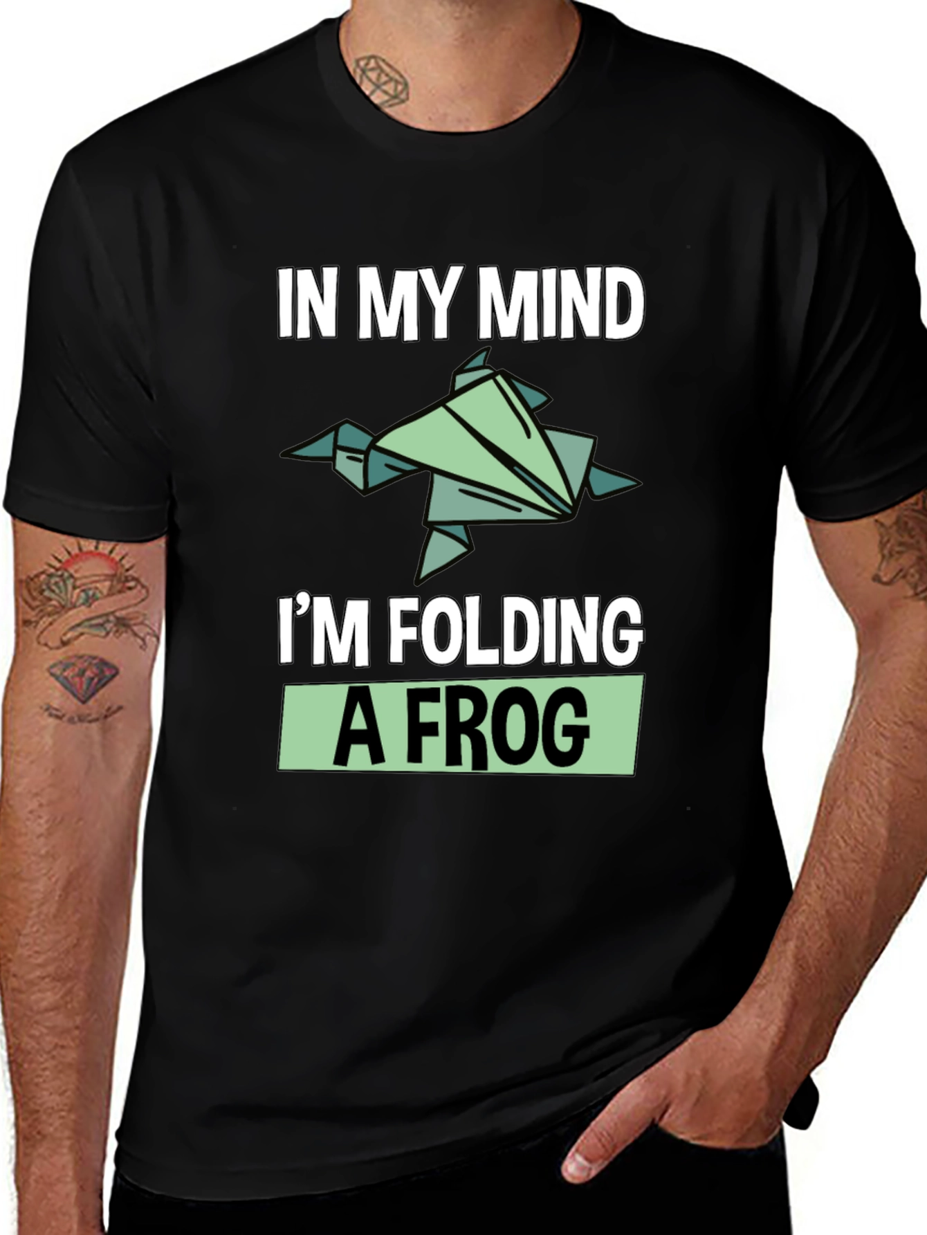 In My Mind I'm Folding a Frog T-Shirt