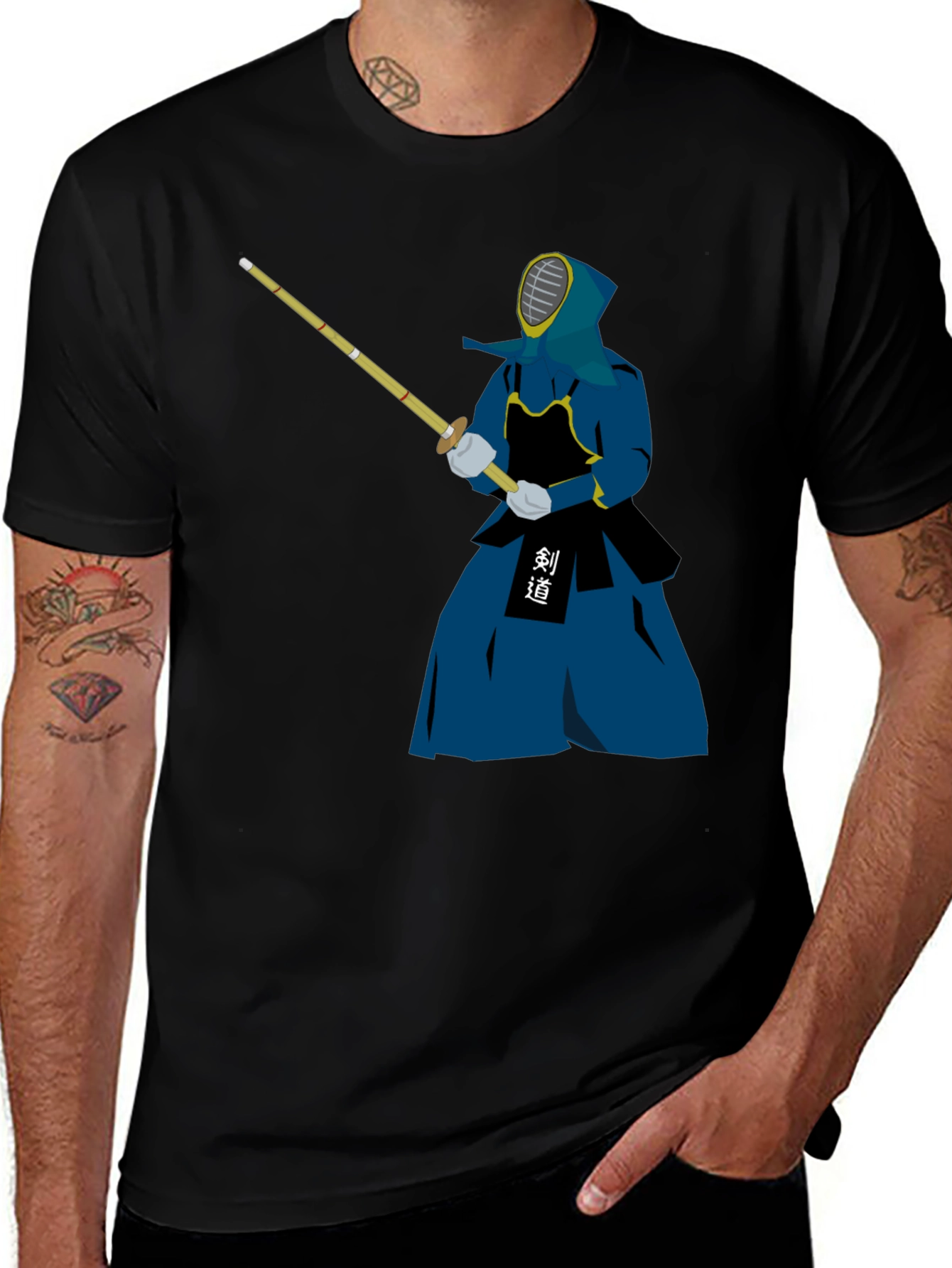 Kendo Warrior T-Shirt - Black