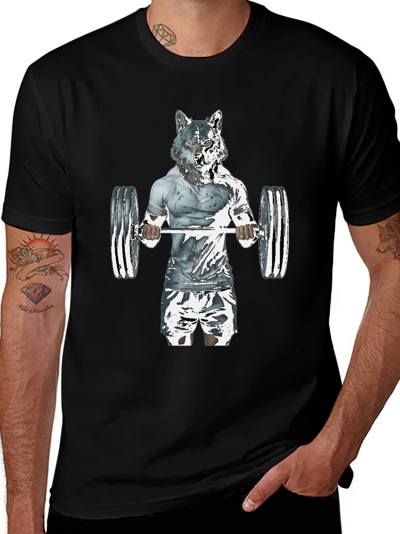 Variant 11 of Wolf Gym Beast T-Shirt