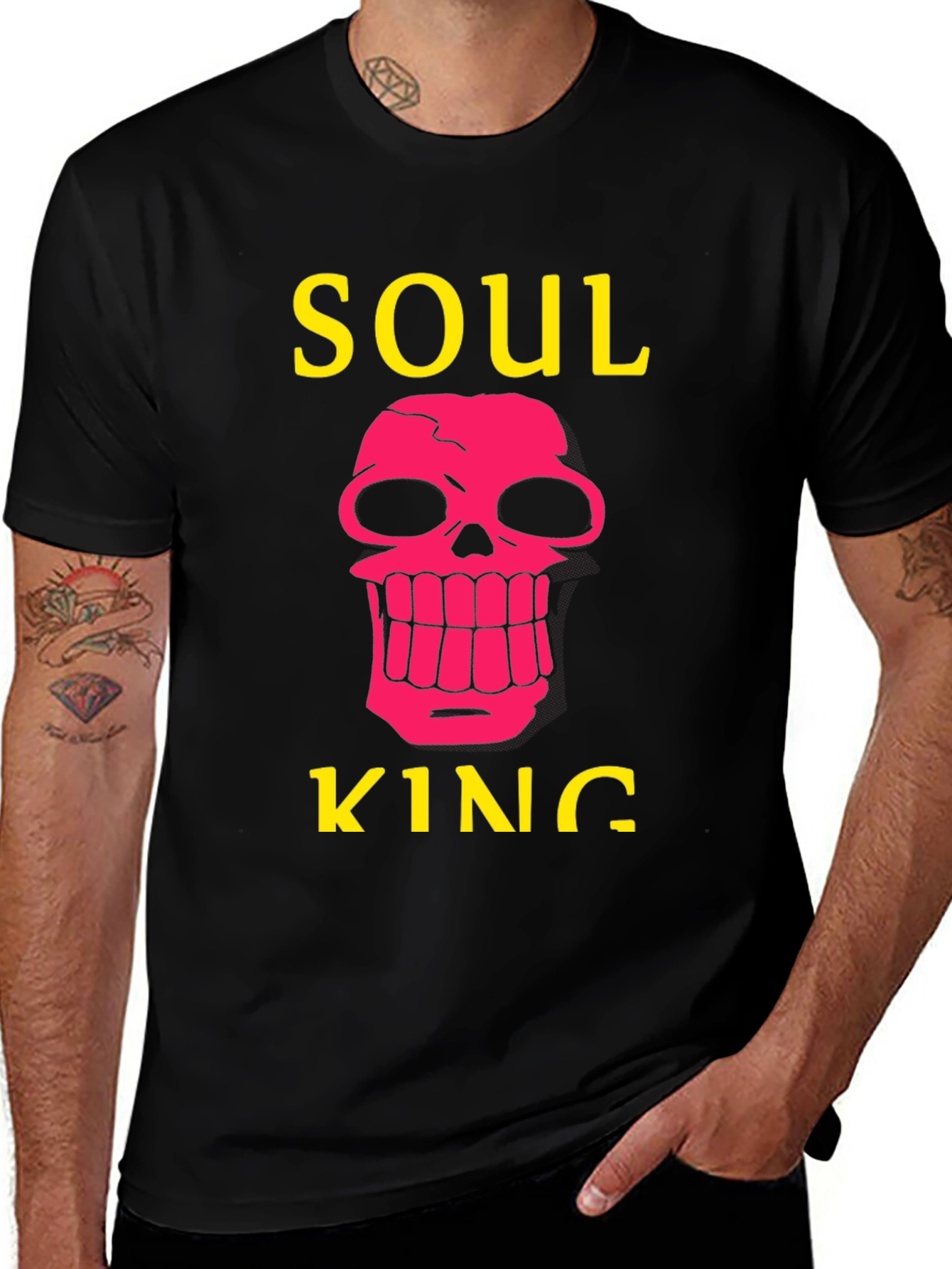 Variant 15 of Soul King Graphic Tee - Bold Skull Design
