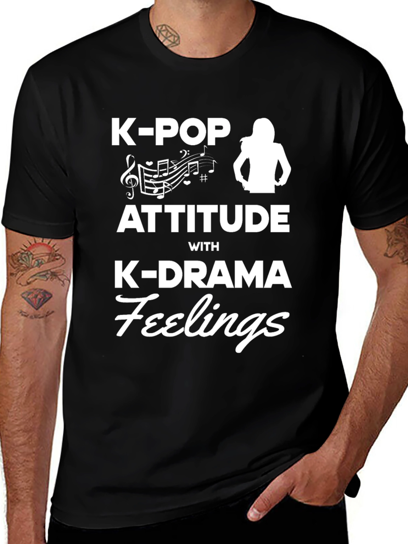 K-Pop Attitude K-Drama Feelings T-Shirt