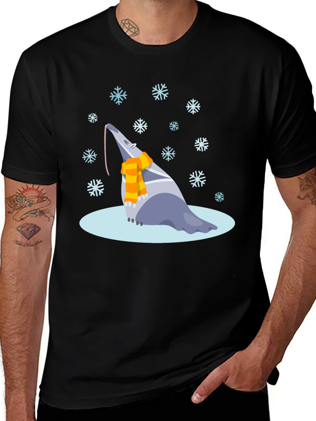 Variant 9 of Anteater Winter T-Shirt