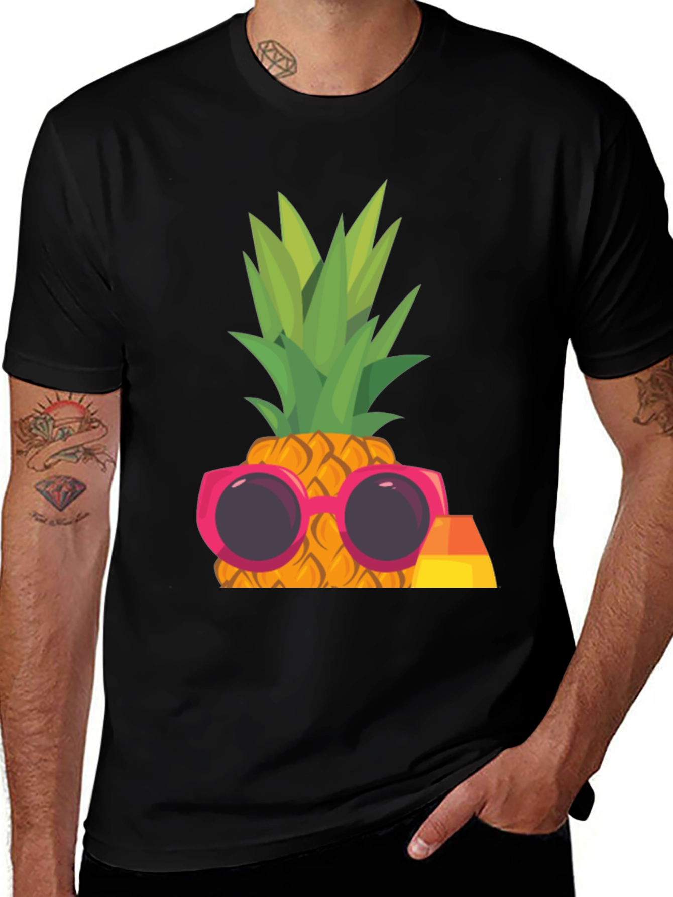 Variant 6 of Cool Pineapple Graphic Tee