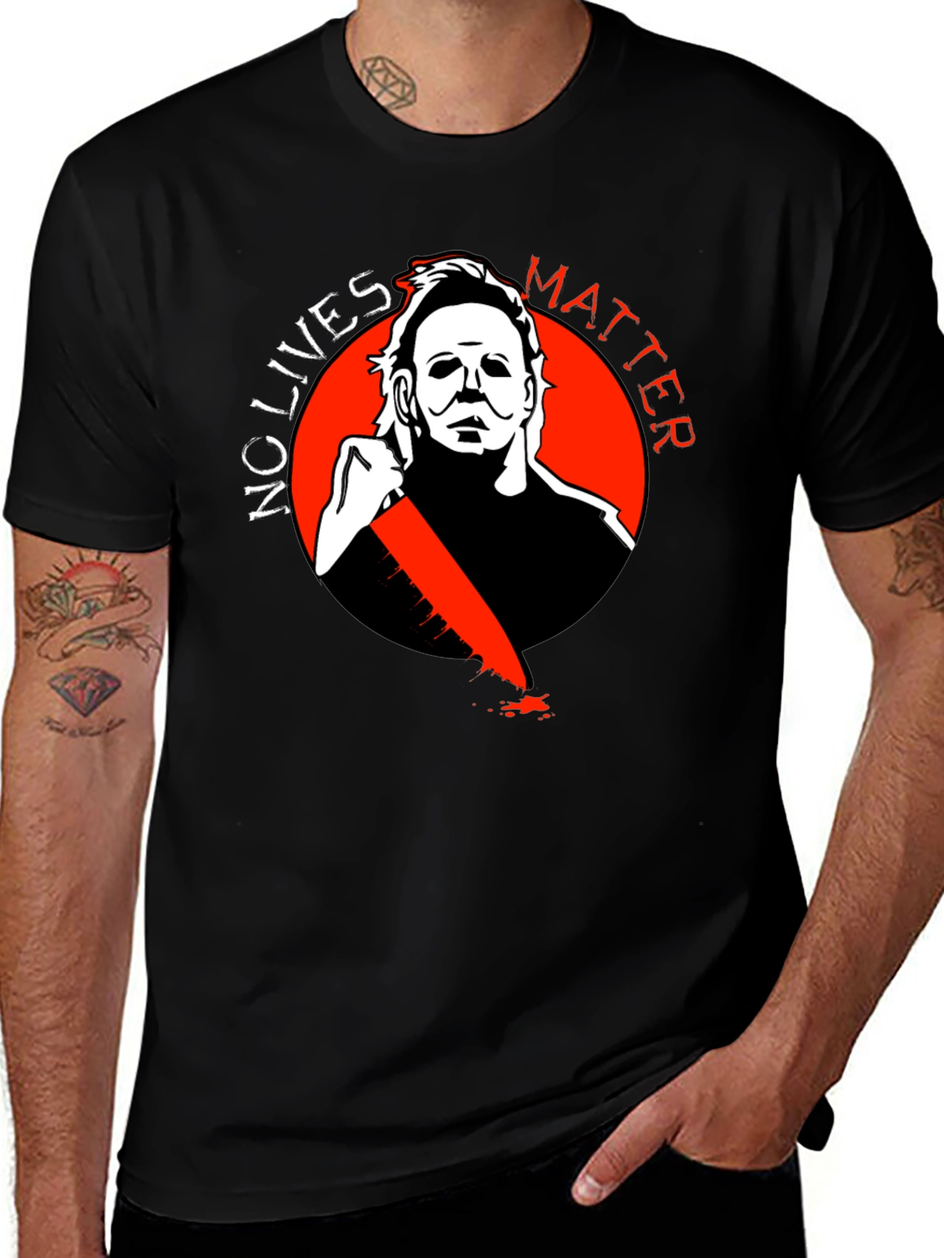 No Lives Matter Michael Myers Graphic Tee