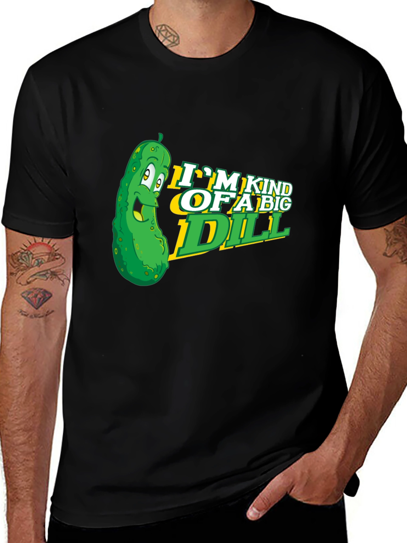 Variant 14 of I'm Kind of a Big Dill T-Shirt - Funny Pickle Tee